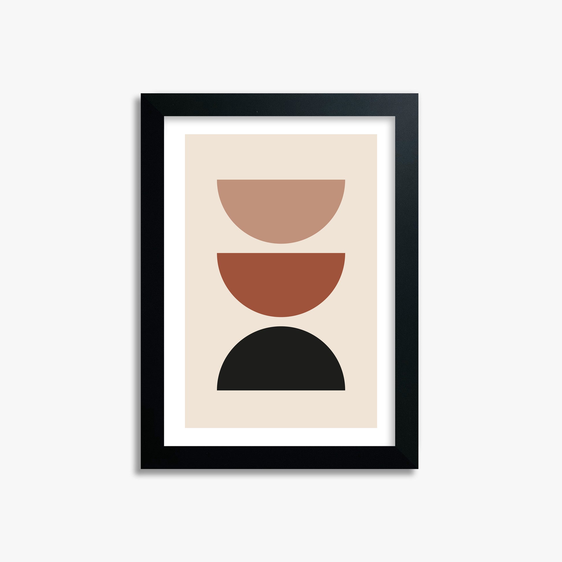 Earthy Balance, 21x30cm Black Framed Art Reproduction