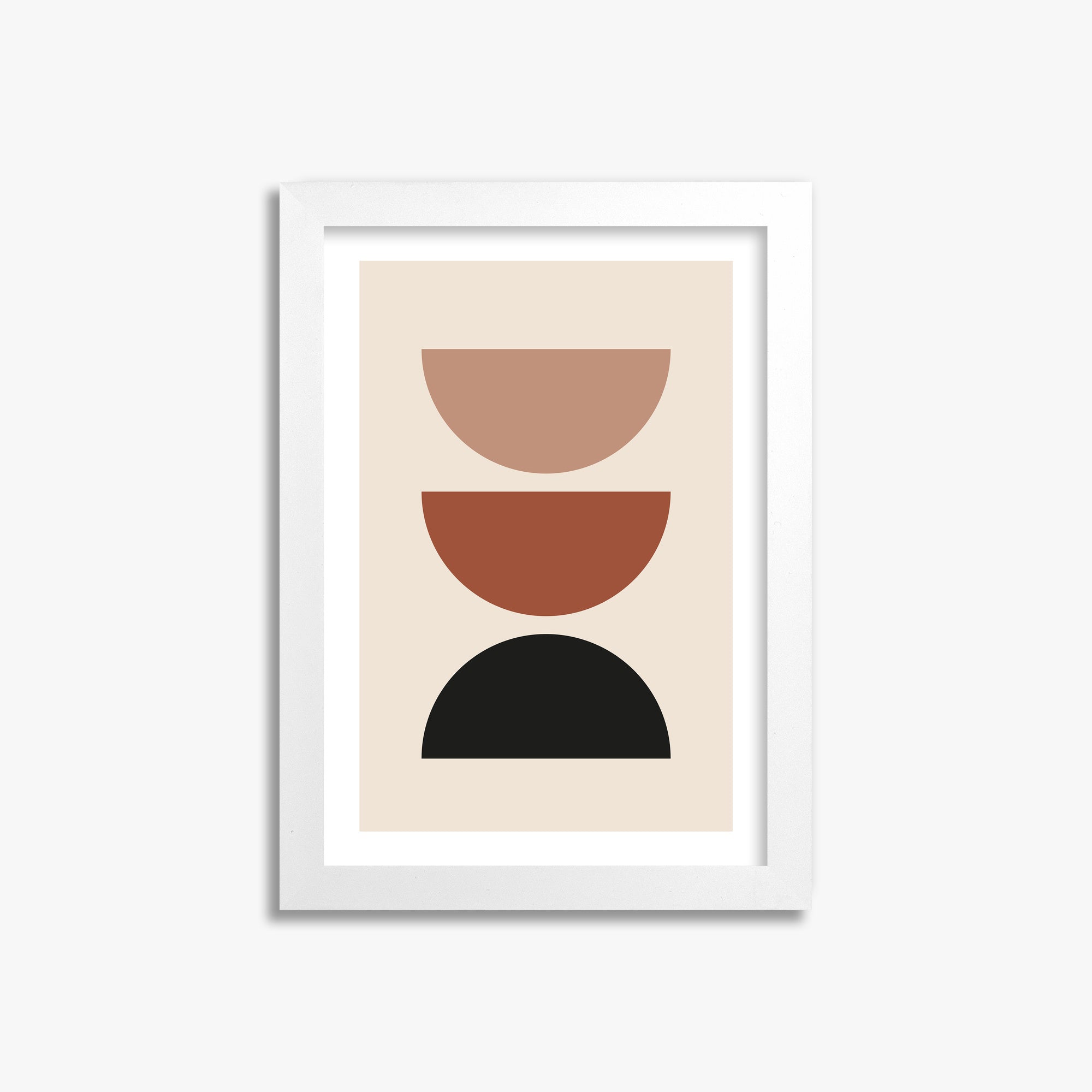 Earthy Balance, 21x30cm Whitek Framed Art Reproduction