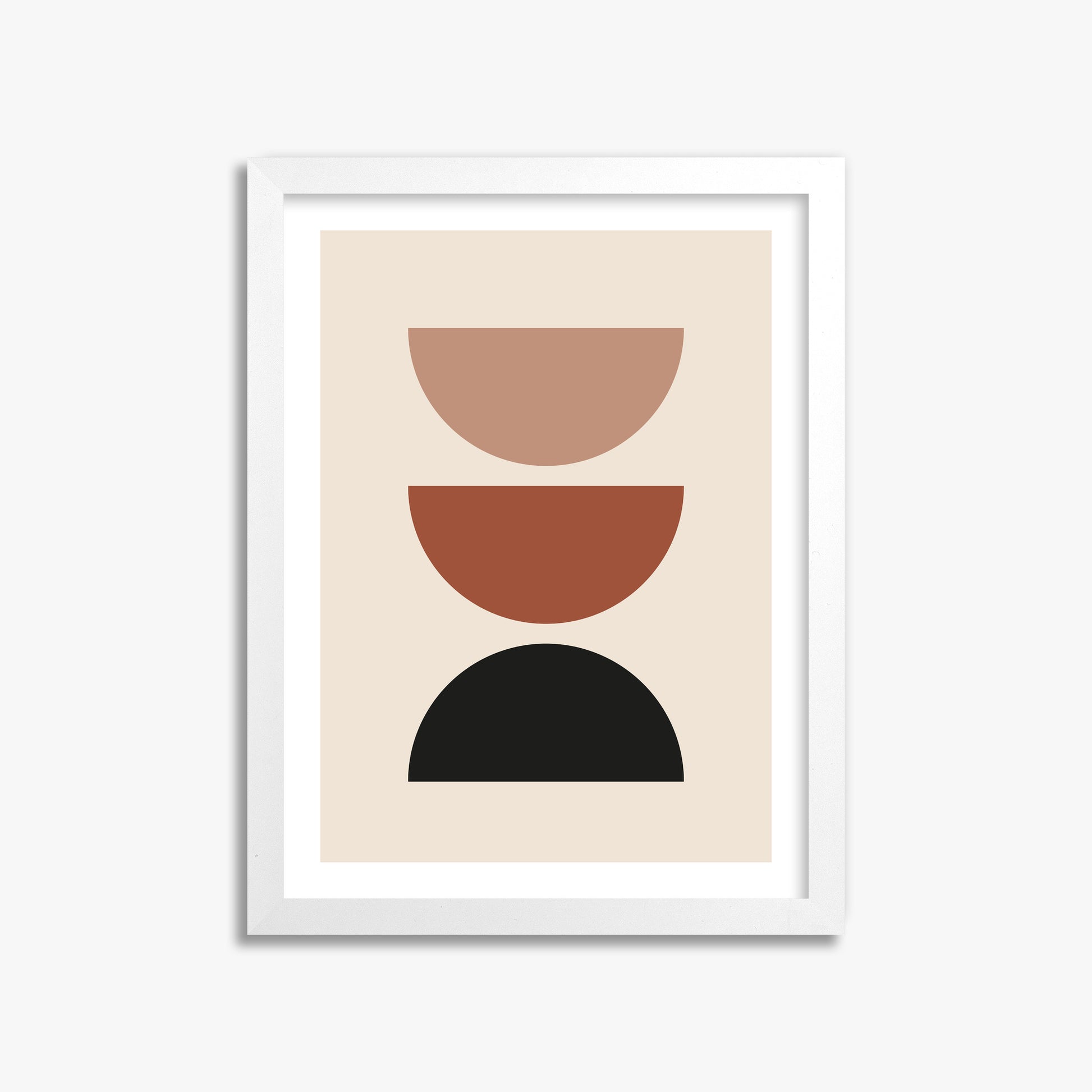 Earthy Balance, 30x40cm Whitek Framed Art Reproduction