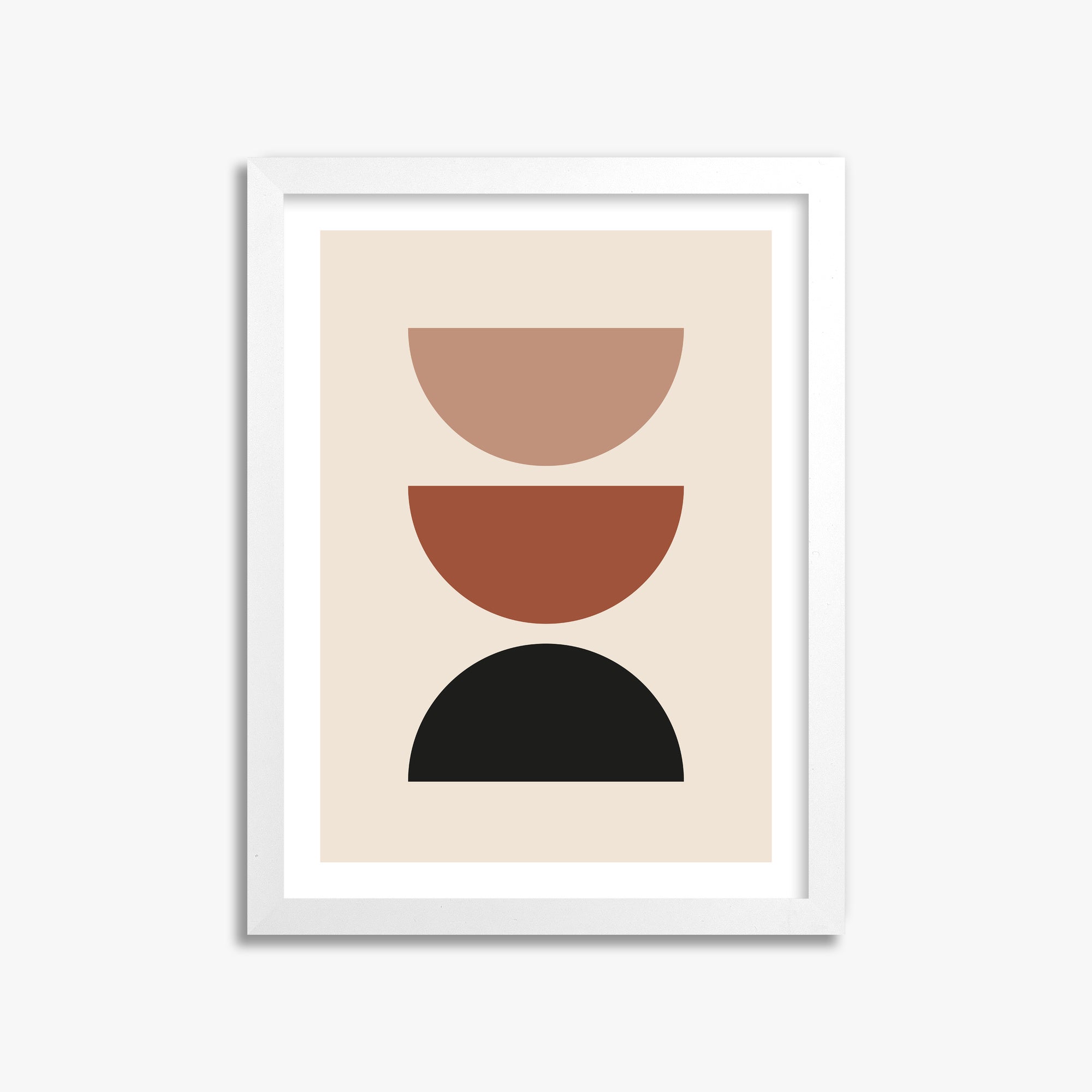 Earthy Balance, 30x40cm Whitek Framed Art Reproduction