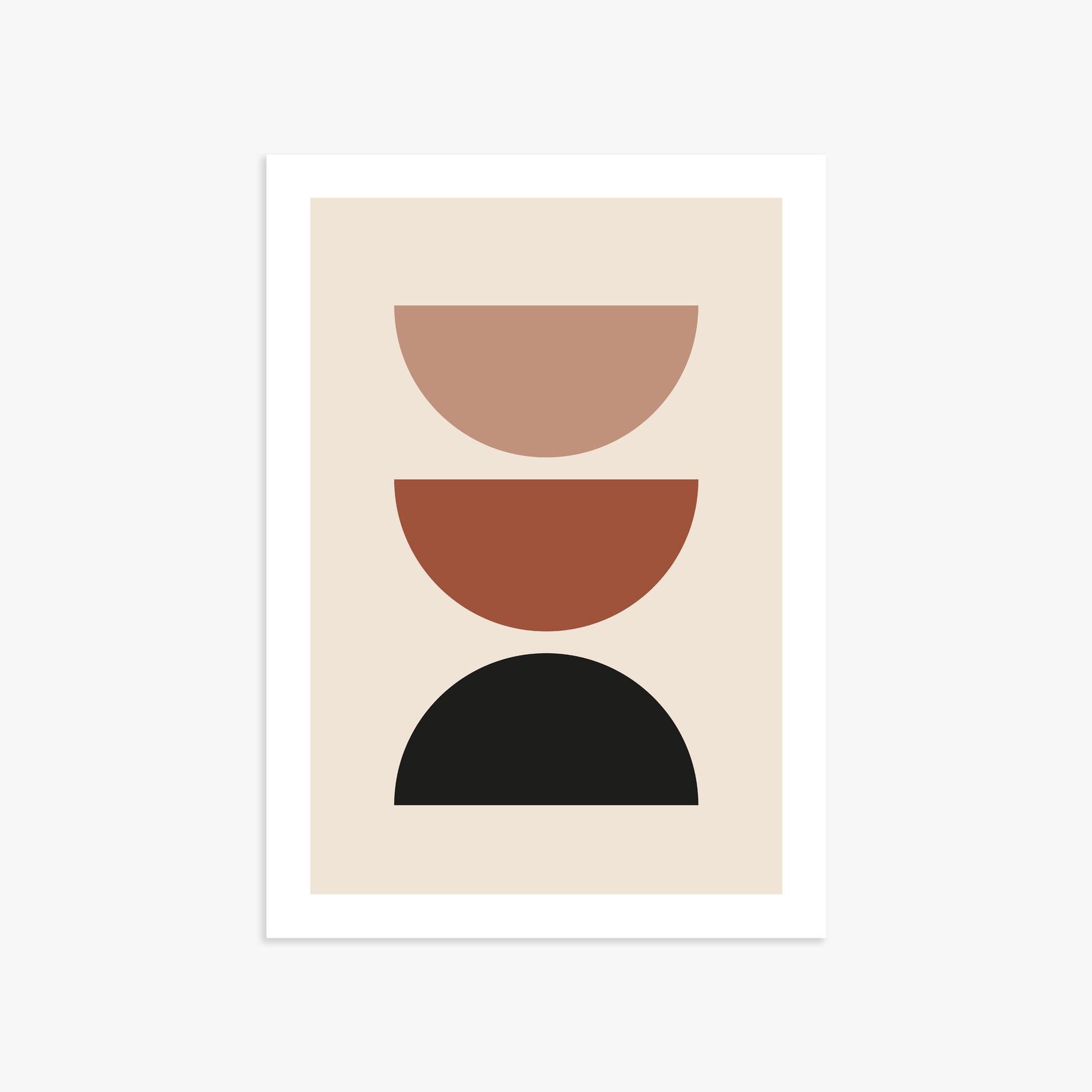 Earthy Balance, 50x70cm Printed Poster
