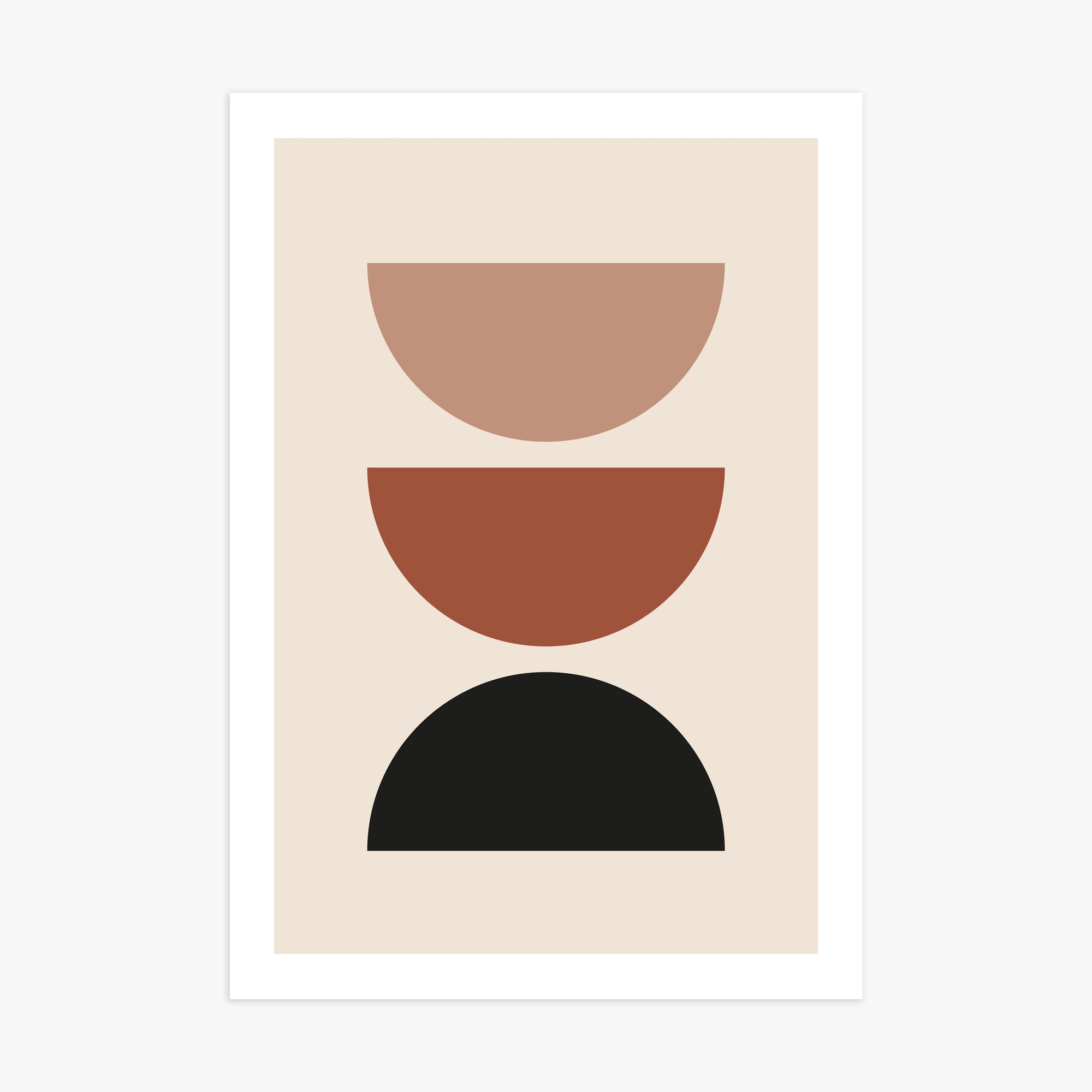 Earthy Balance, 70x100cm Printed Poster