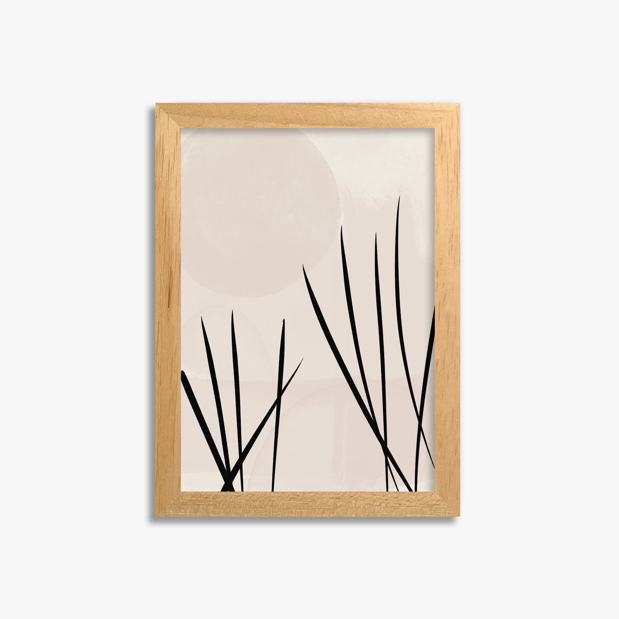 Zen Garden Whispers, 21x30cm Framed Poster With Oak Frame