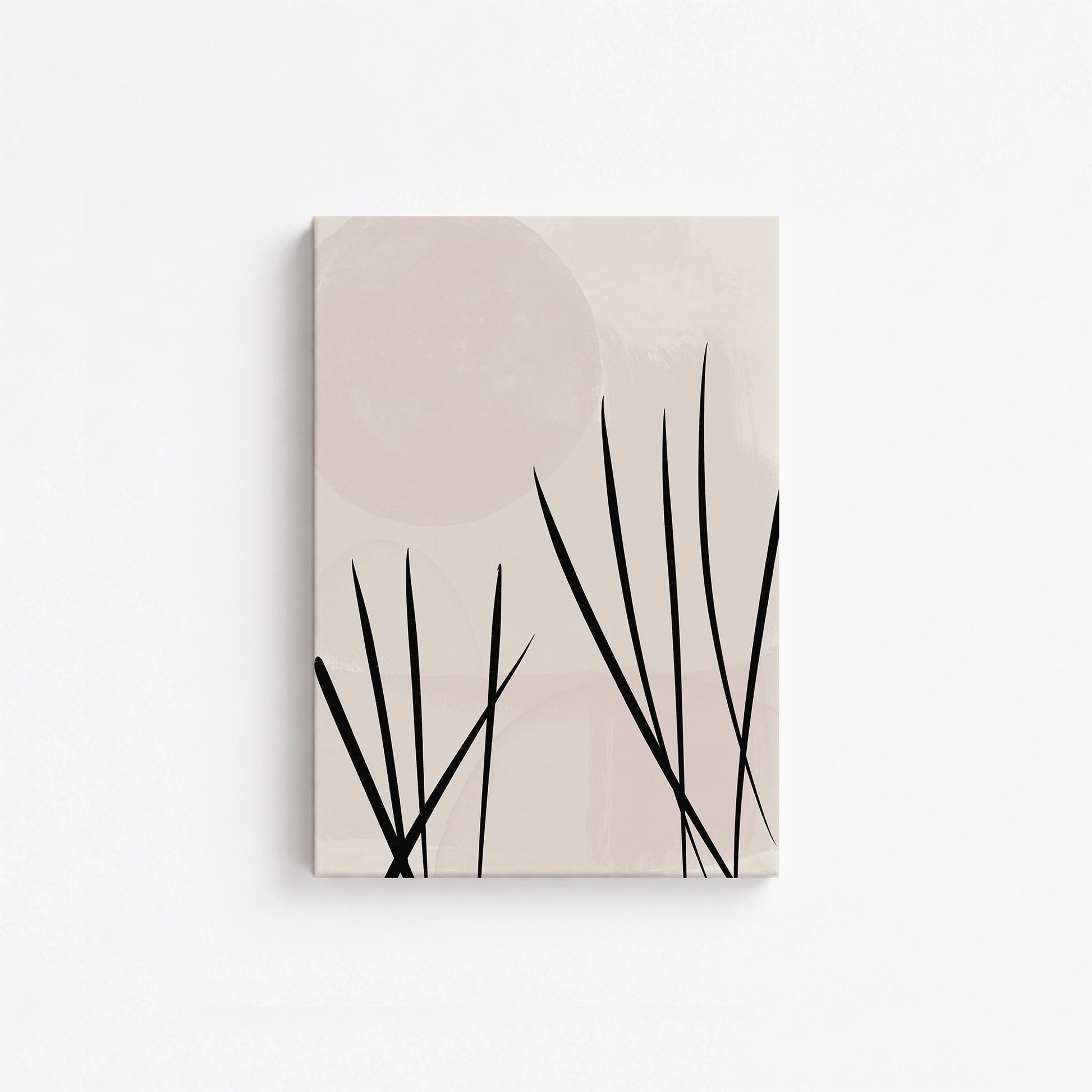 Zen Garden Whispers, 21x30cm Satin Canvas Art Reproduction