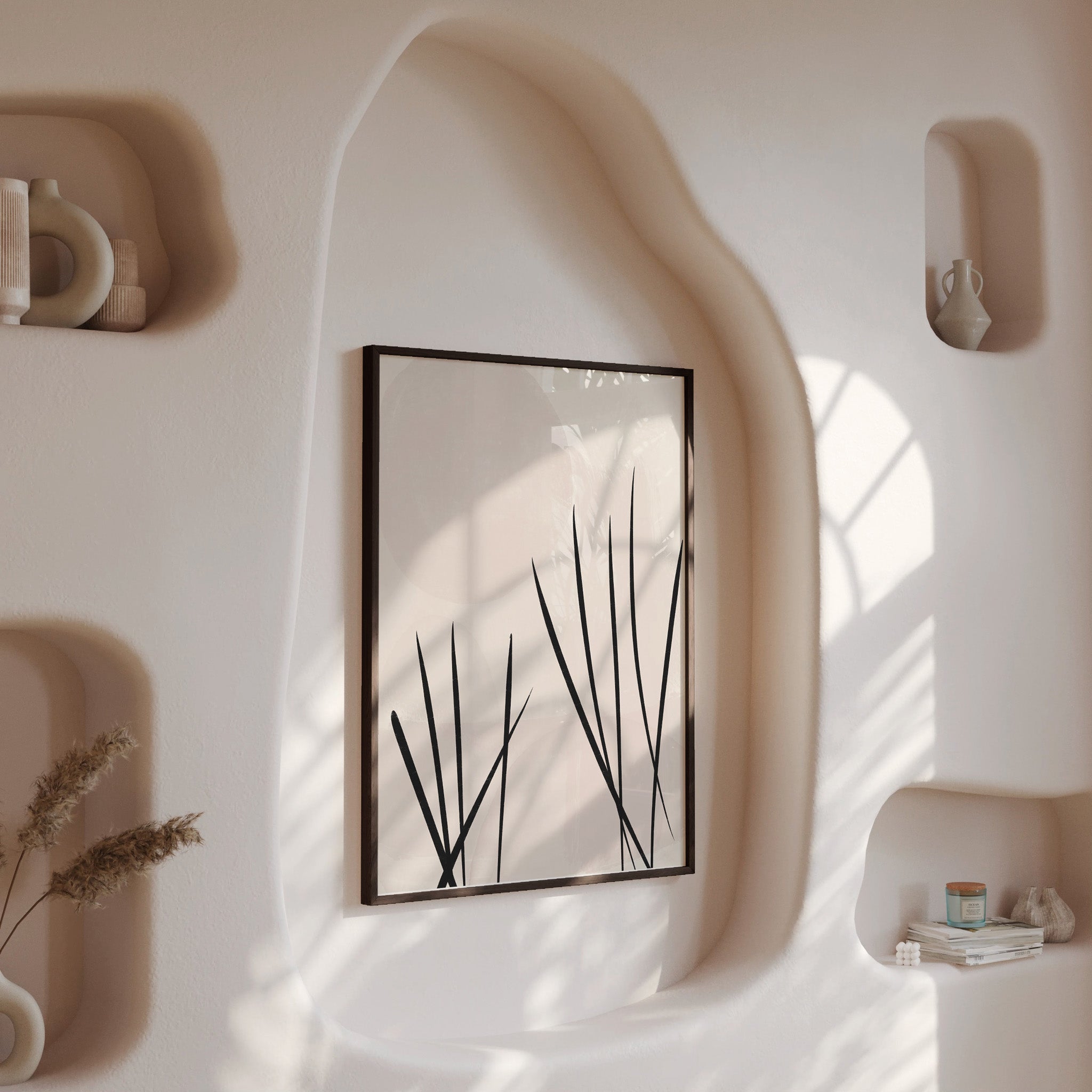 Design Concept No. 13 for Zen Garden Whispers Modern Poster Art
