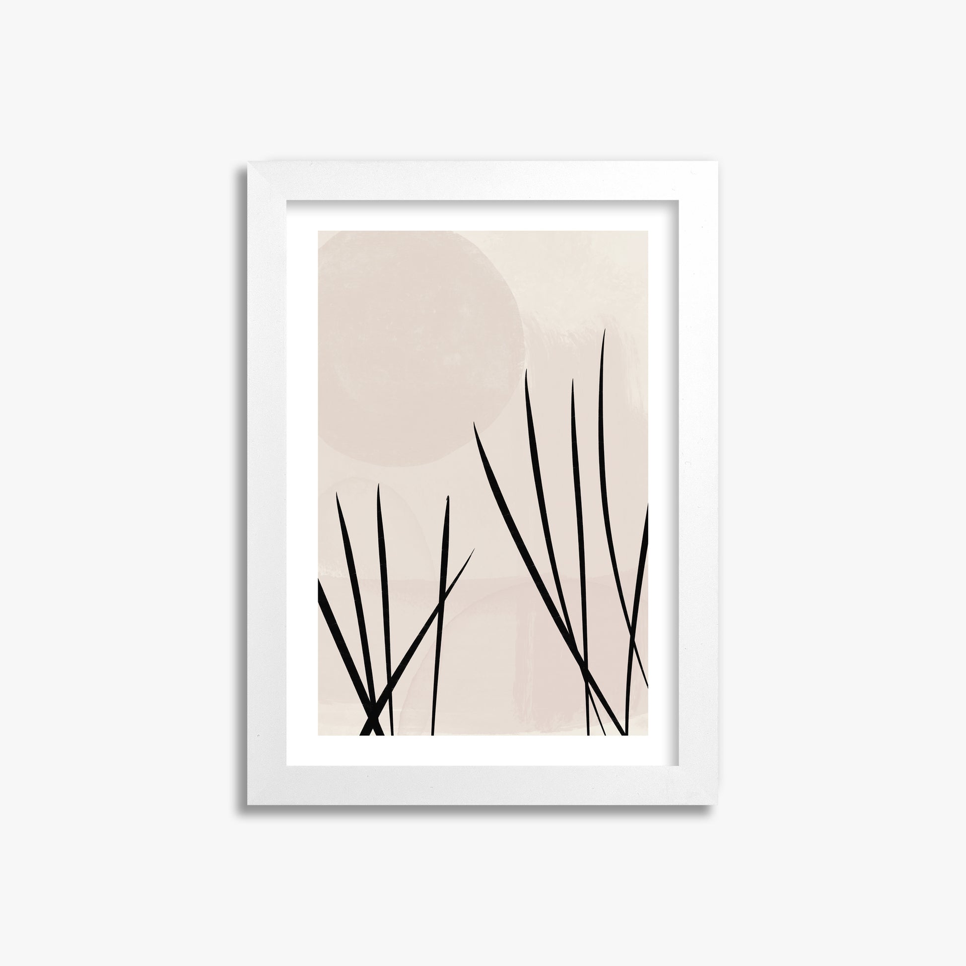 Zen Garden Whispers, 21x30cm Whitek Framed Art Reproduction