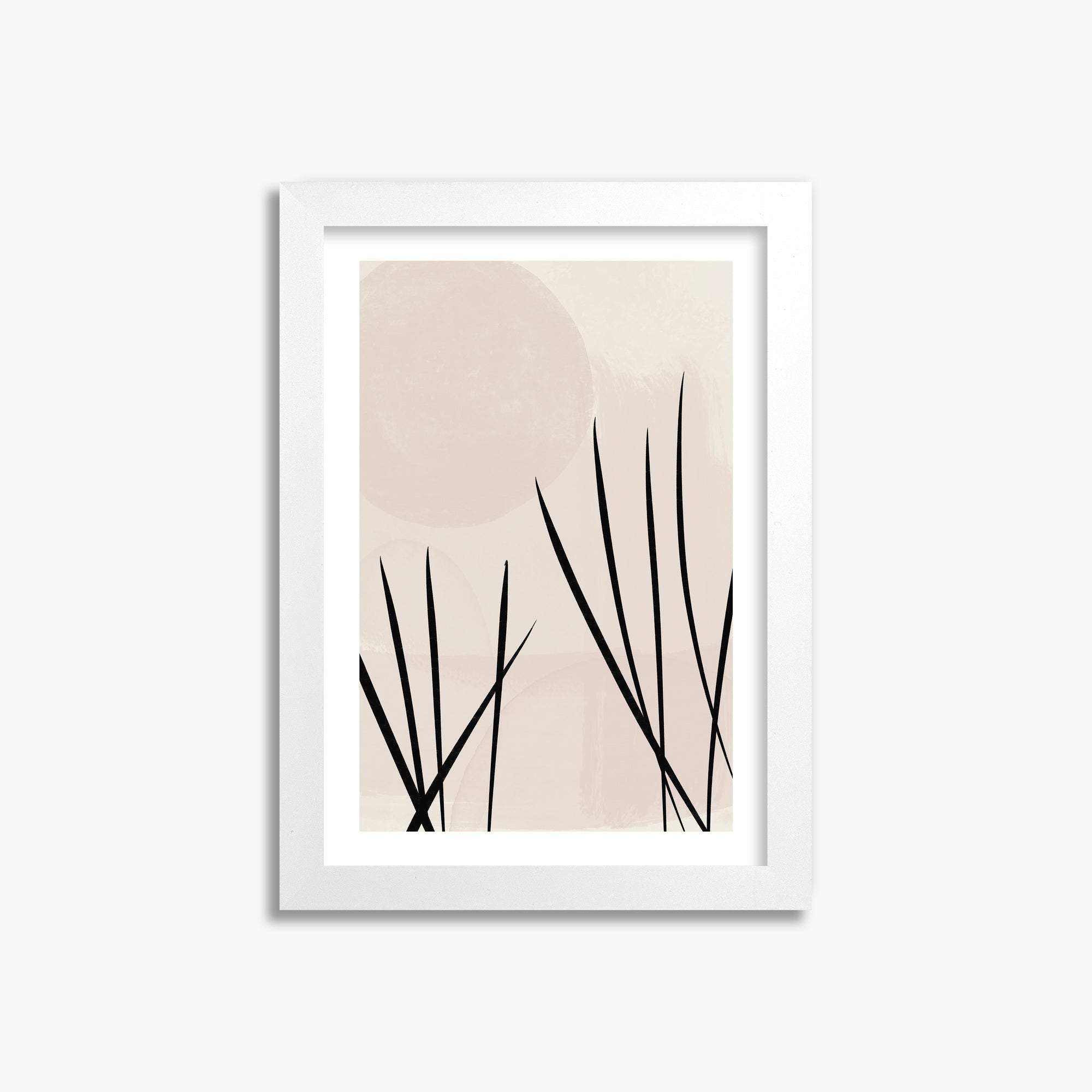 Zen Garden Whispers, 21x30cm Whitek Framed Art Reproduction