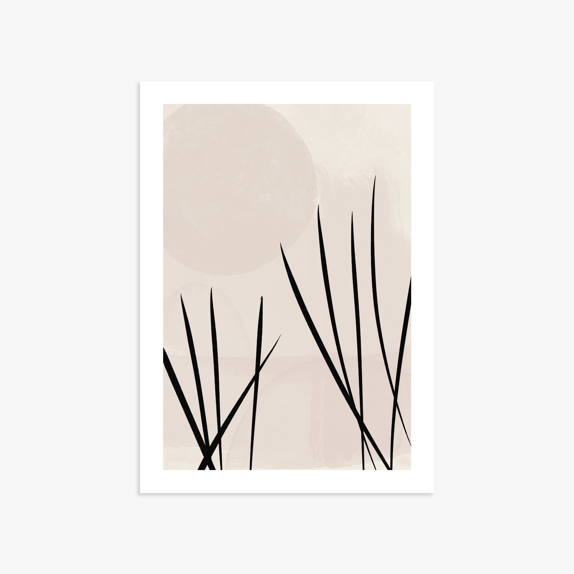 Zen Garden Whispers, 50x70cm Printed Poster