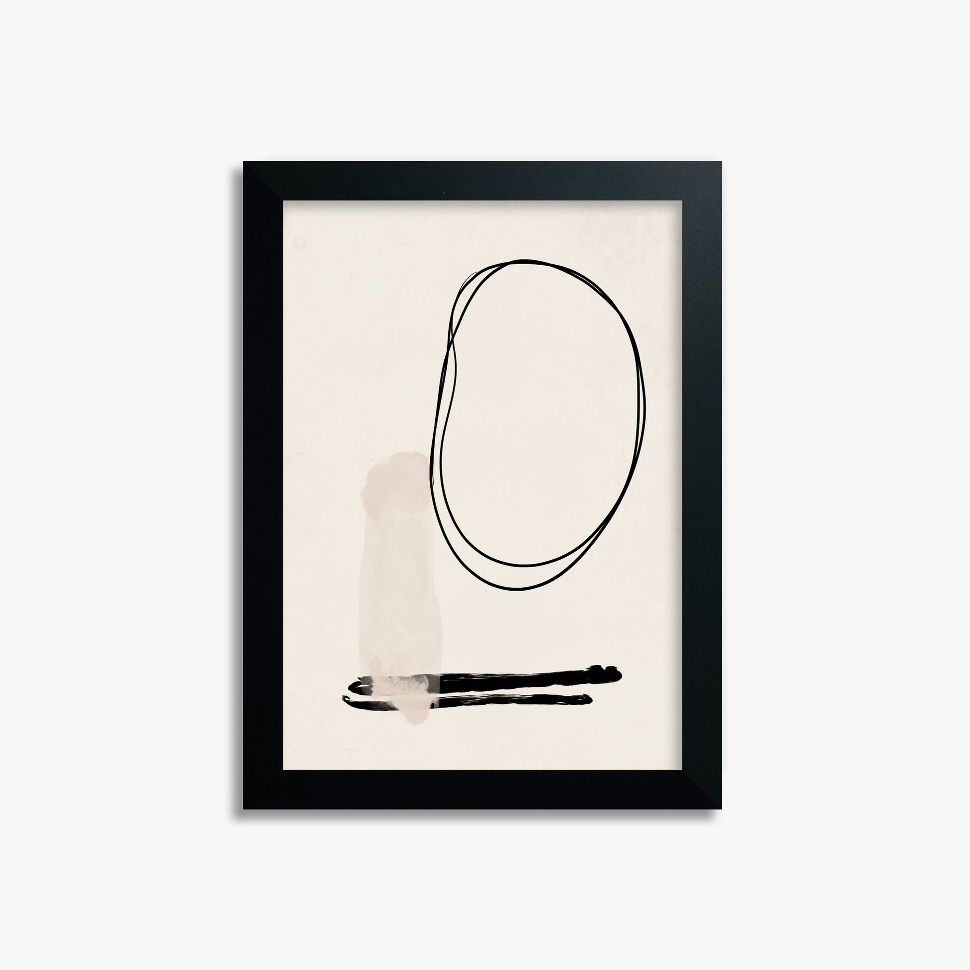 Orbiting Trace, 21x30cm Framed Poster With Black Frame
