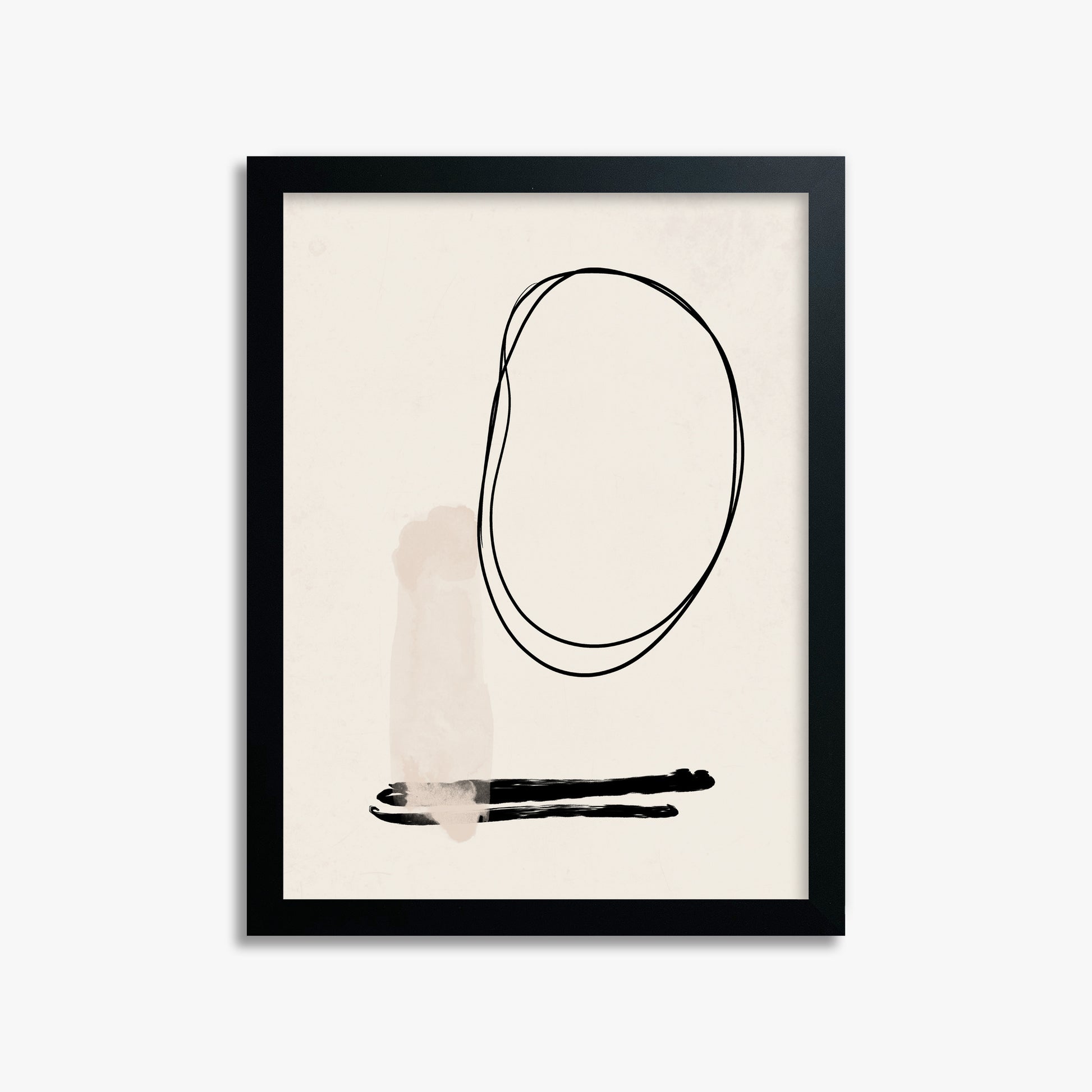 Orbiting Trace, 30x40cm Framed Poster With Black Frame