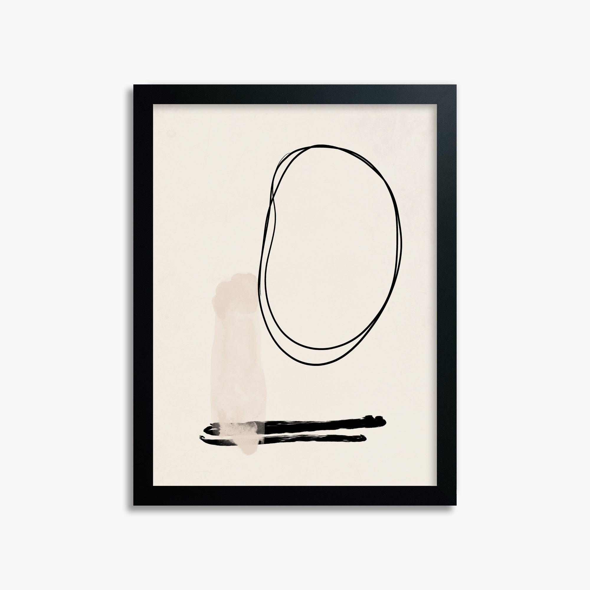 Orbiting Trace, 30x40cm Framed Poster With Black Frame