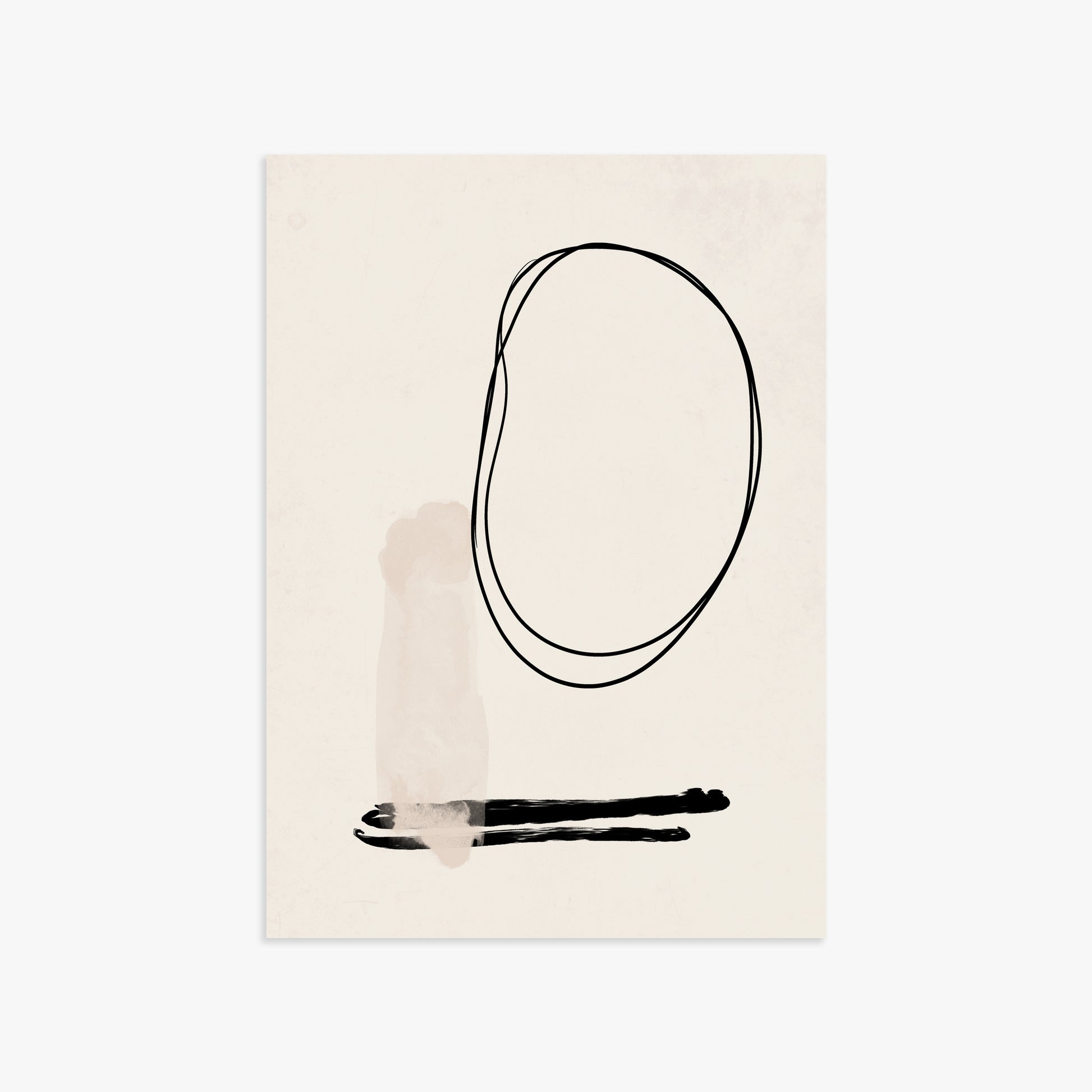 Orbiting Trace, 50x70cm Poster Unframed