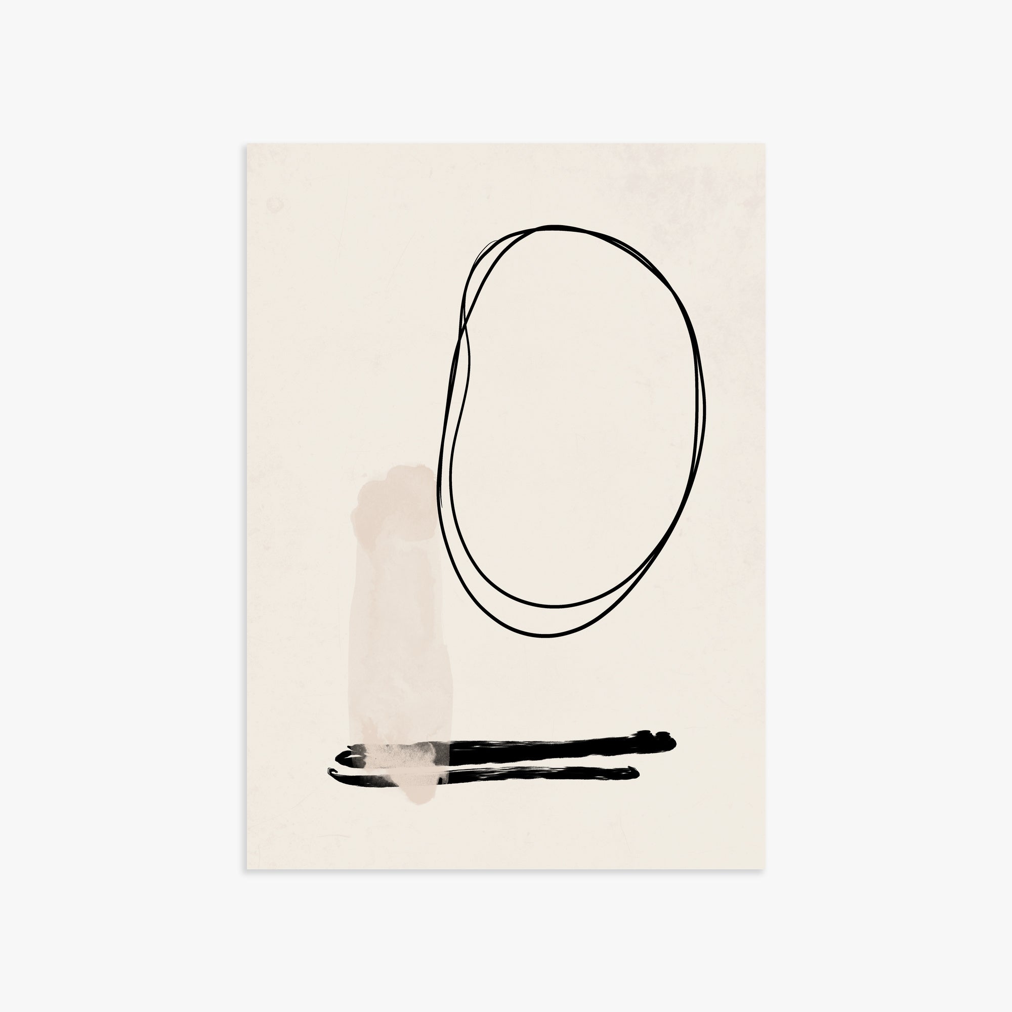 Orbiting Trace, 50x70cm Poster Unframed