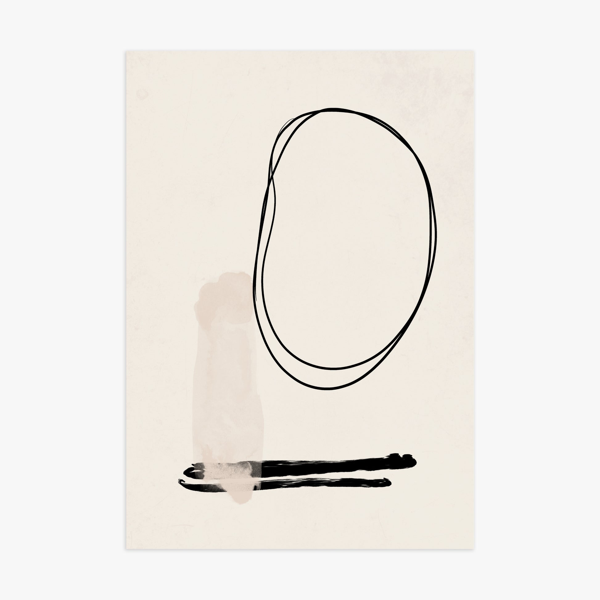 Orbiting Trace, 70x100cm Poster Unframed