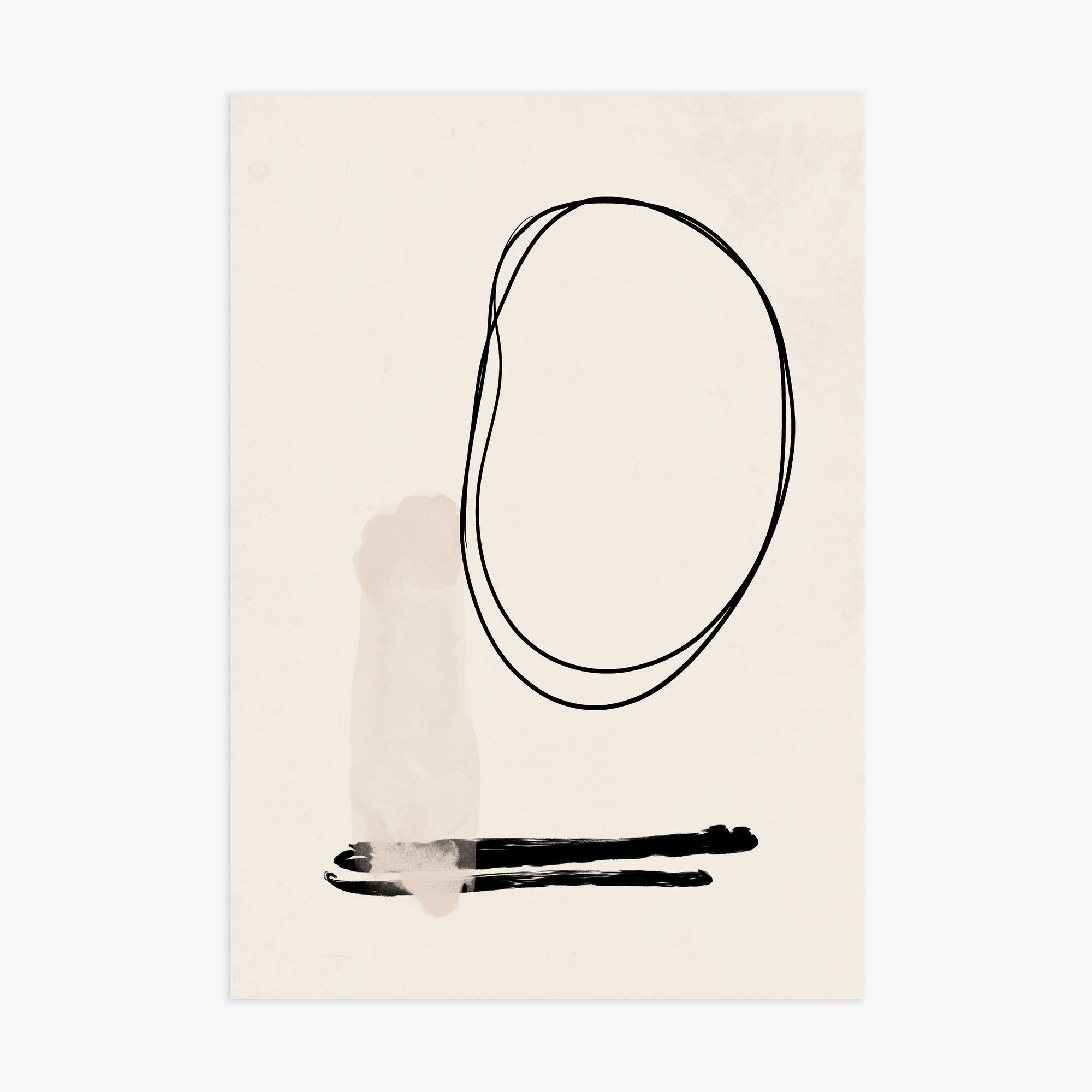 Orbiting Trace, 70x100cm Poster Unframed