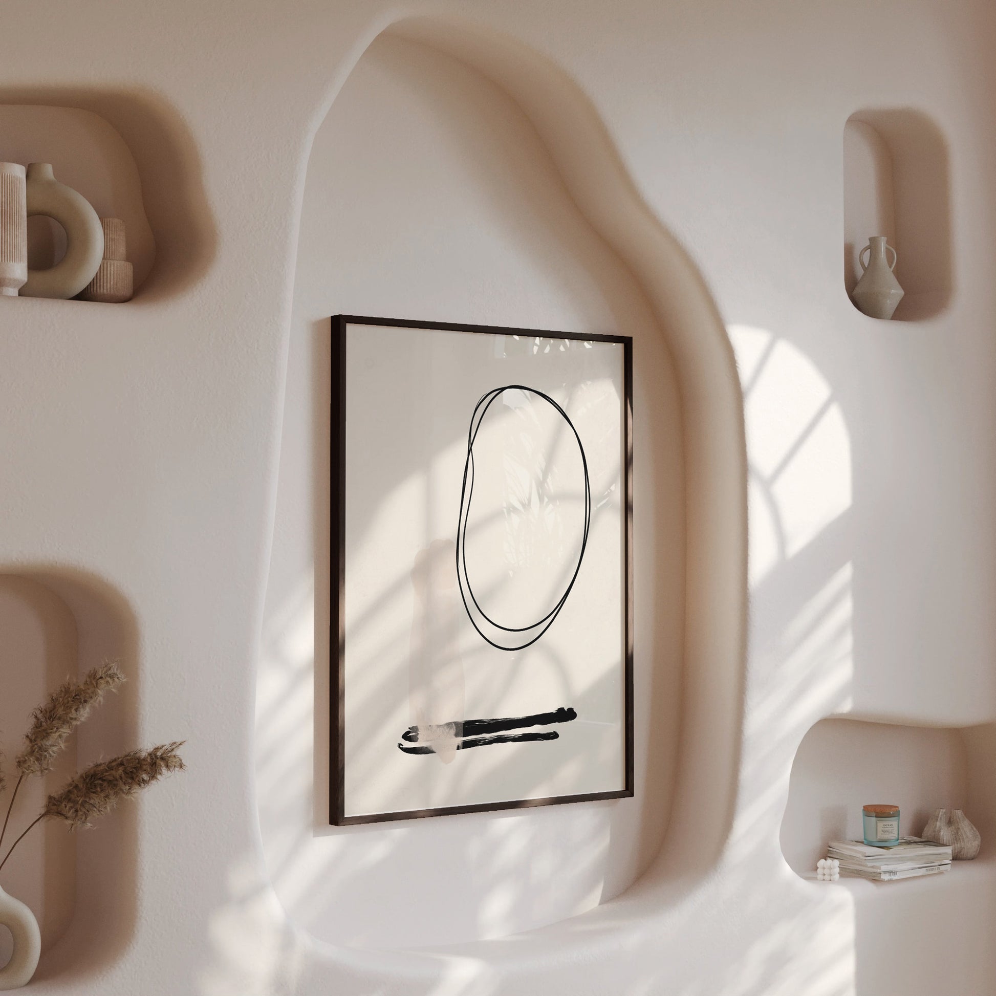 Design Concept No. 13 for Orbiting Trace Modern Poster Art