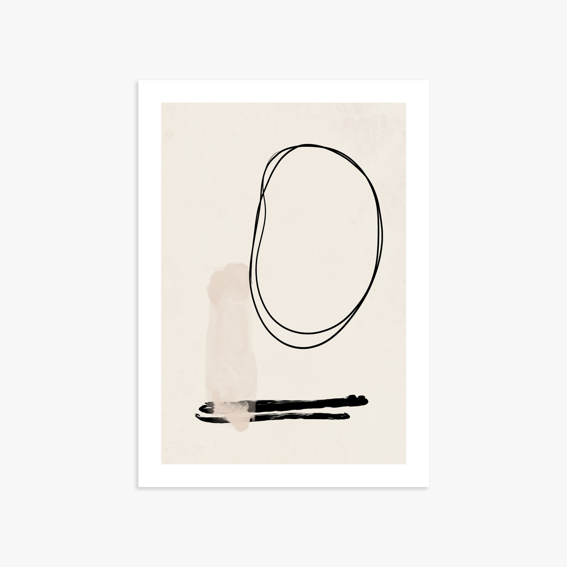 Orbiting Trace, 50x70cm Printed Poster