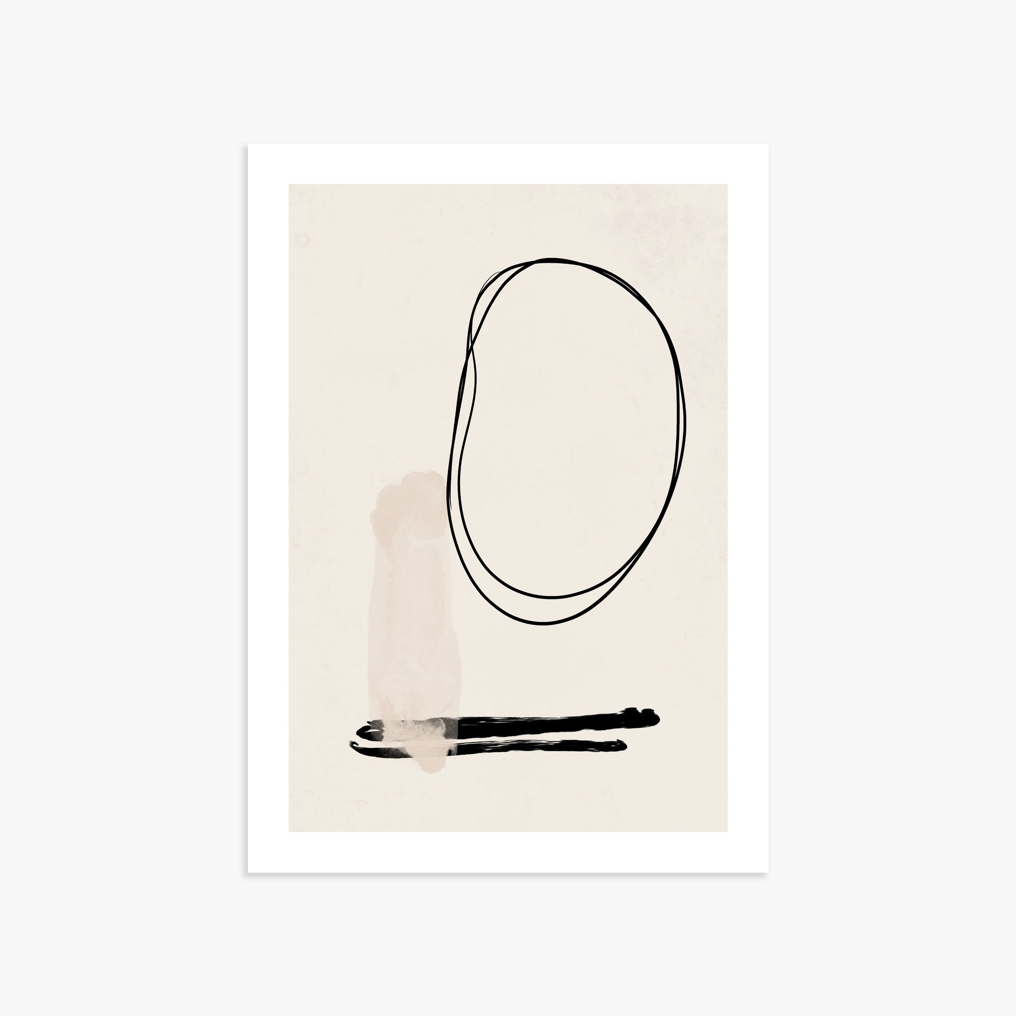 Orbiting Trace, 50x70cm Printed Poster