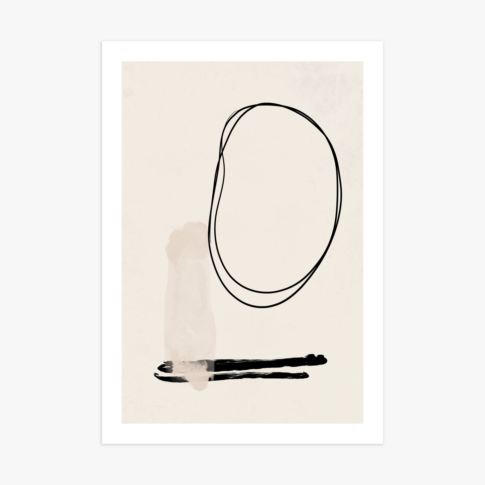 Orbiting Trace, 70x100cm Printed Poster