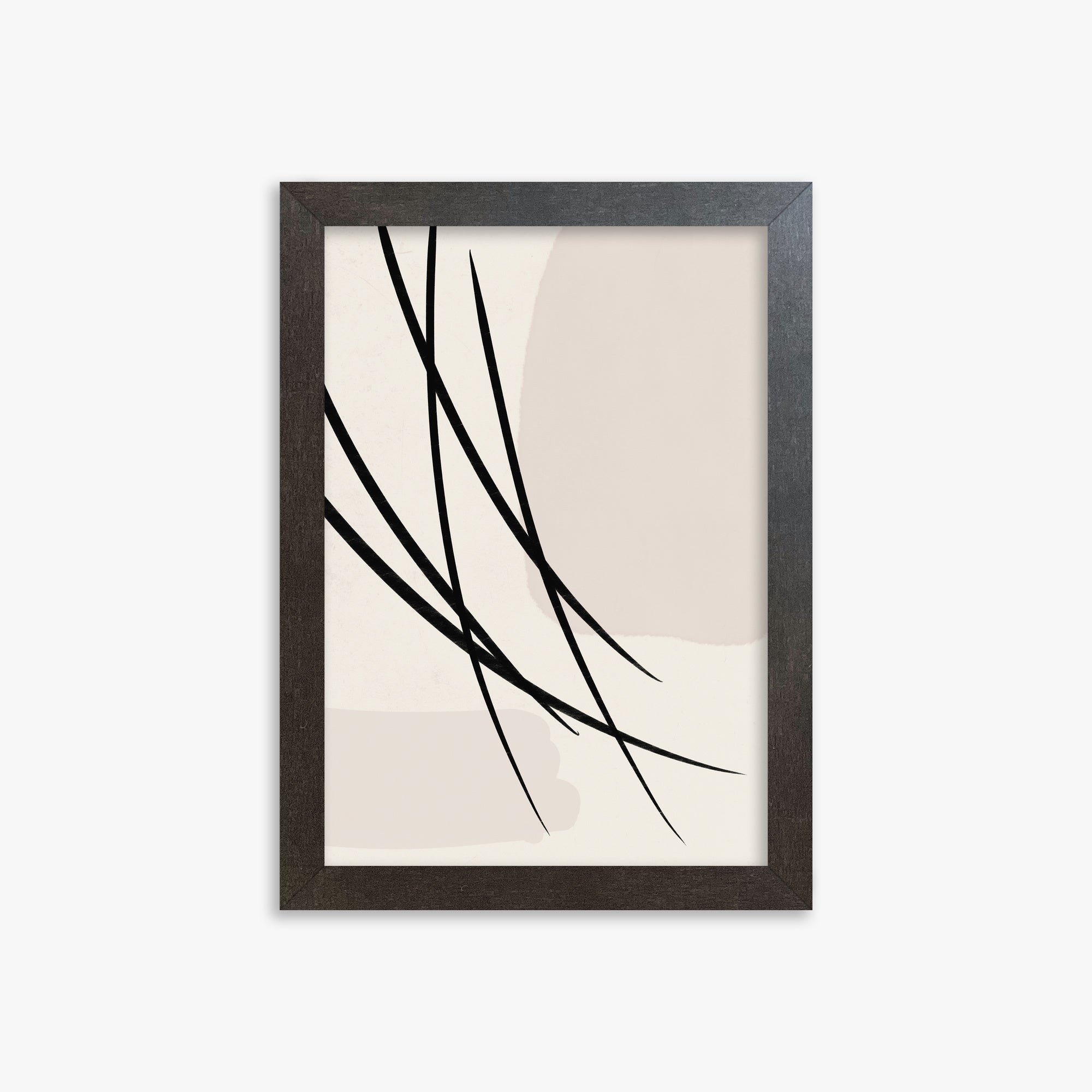 Whispering Reeds, 21x30cm Framed Art Reproduction With Espresso Frame