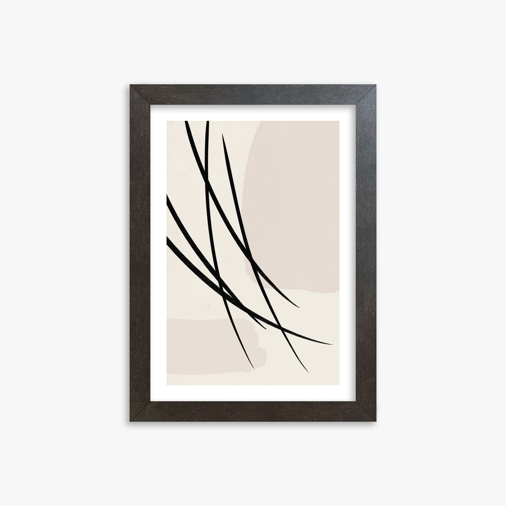 Whispering Reeds, 21x30cm Framed Art Reproduction With Espresso Frame