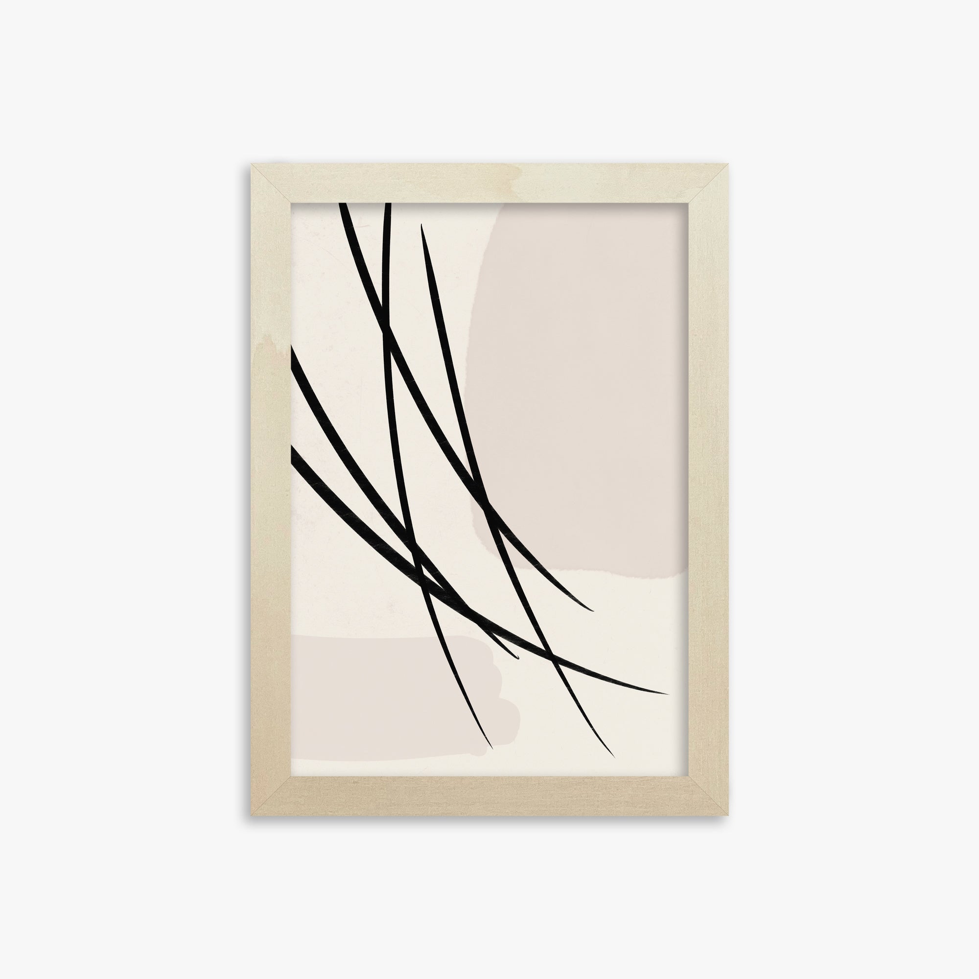 Whispering Reeds, 21x30cm Framed Art Reproduction With Lime Wood Frame