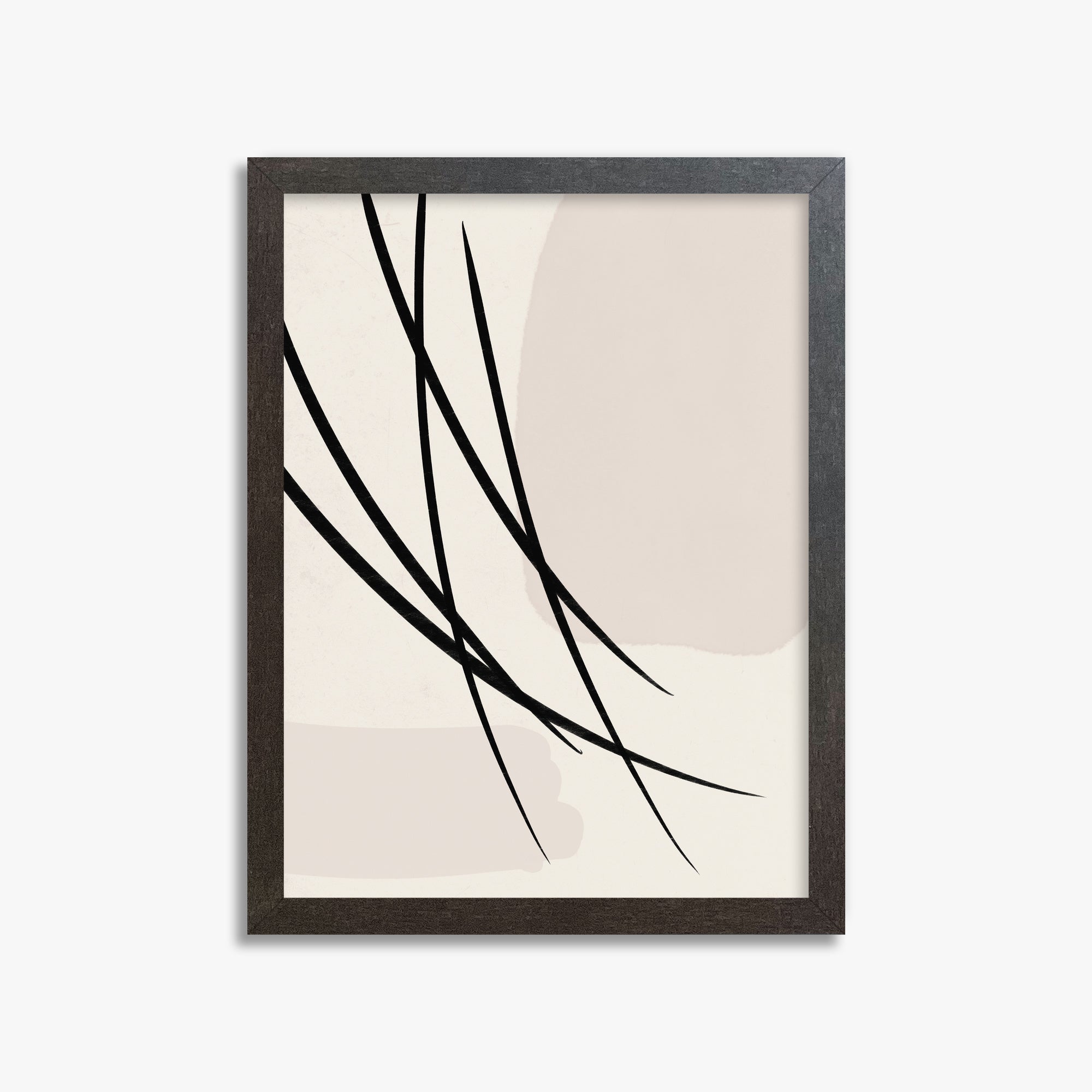 Whispering Reeds, 30x40cm Framed Art Reproduction With Espresso Frame