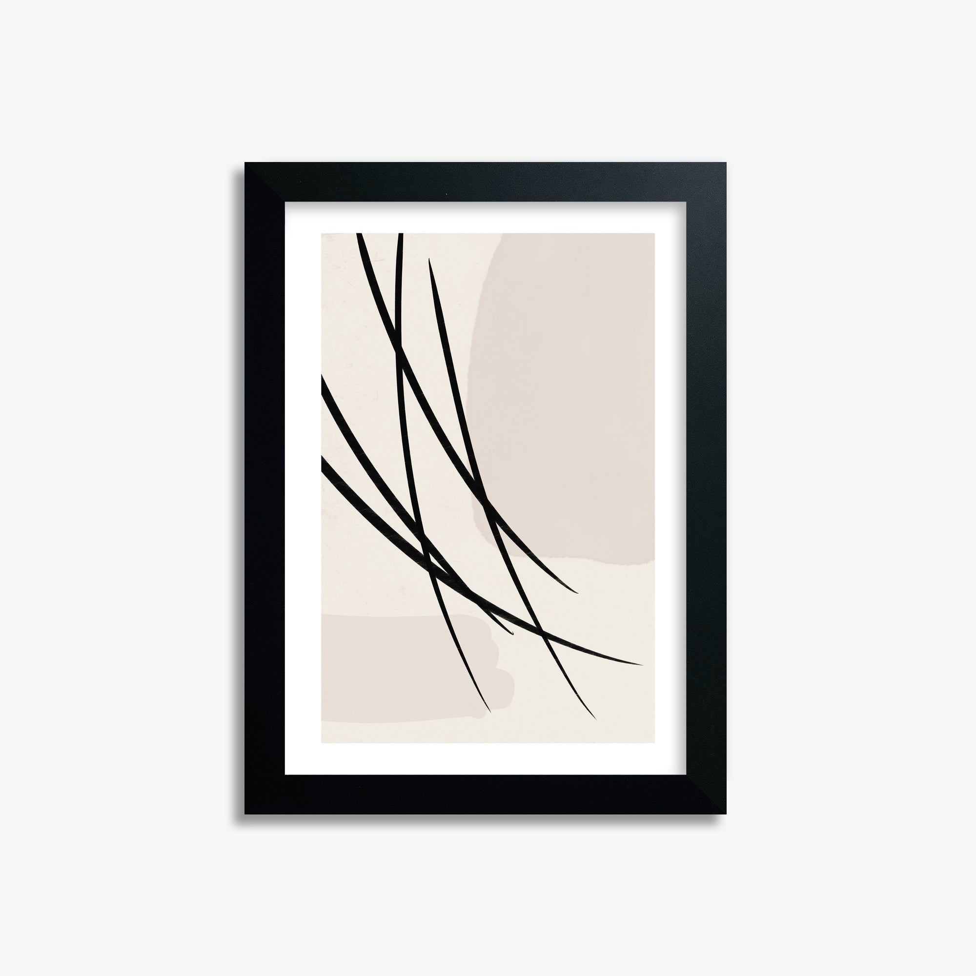 Whispering Reeds, 21x30cm Black Framed Art Reproduction