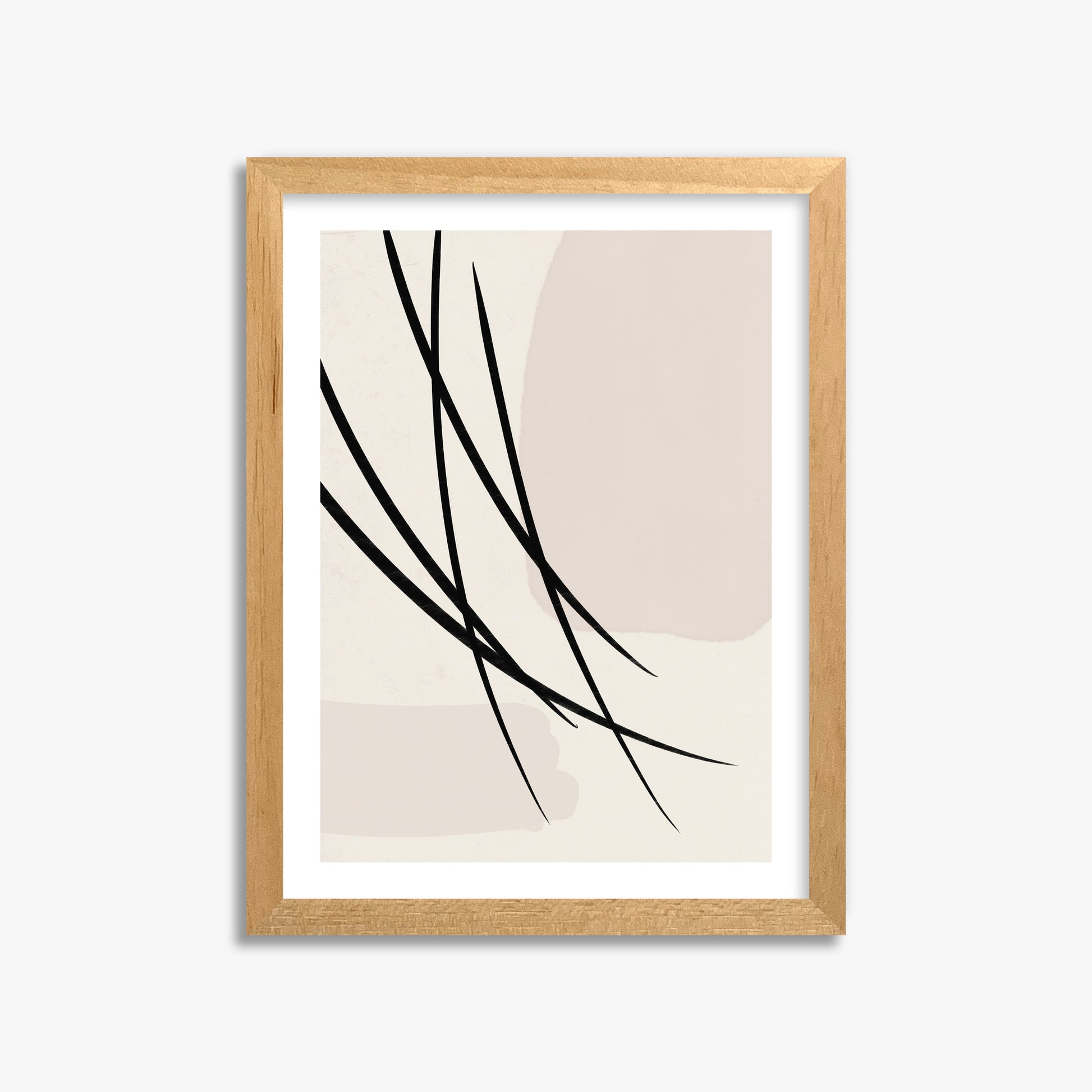 Whispering Reeds, 30x40cm Oak Framed Art Reproduction
