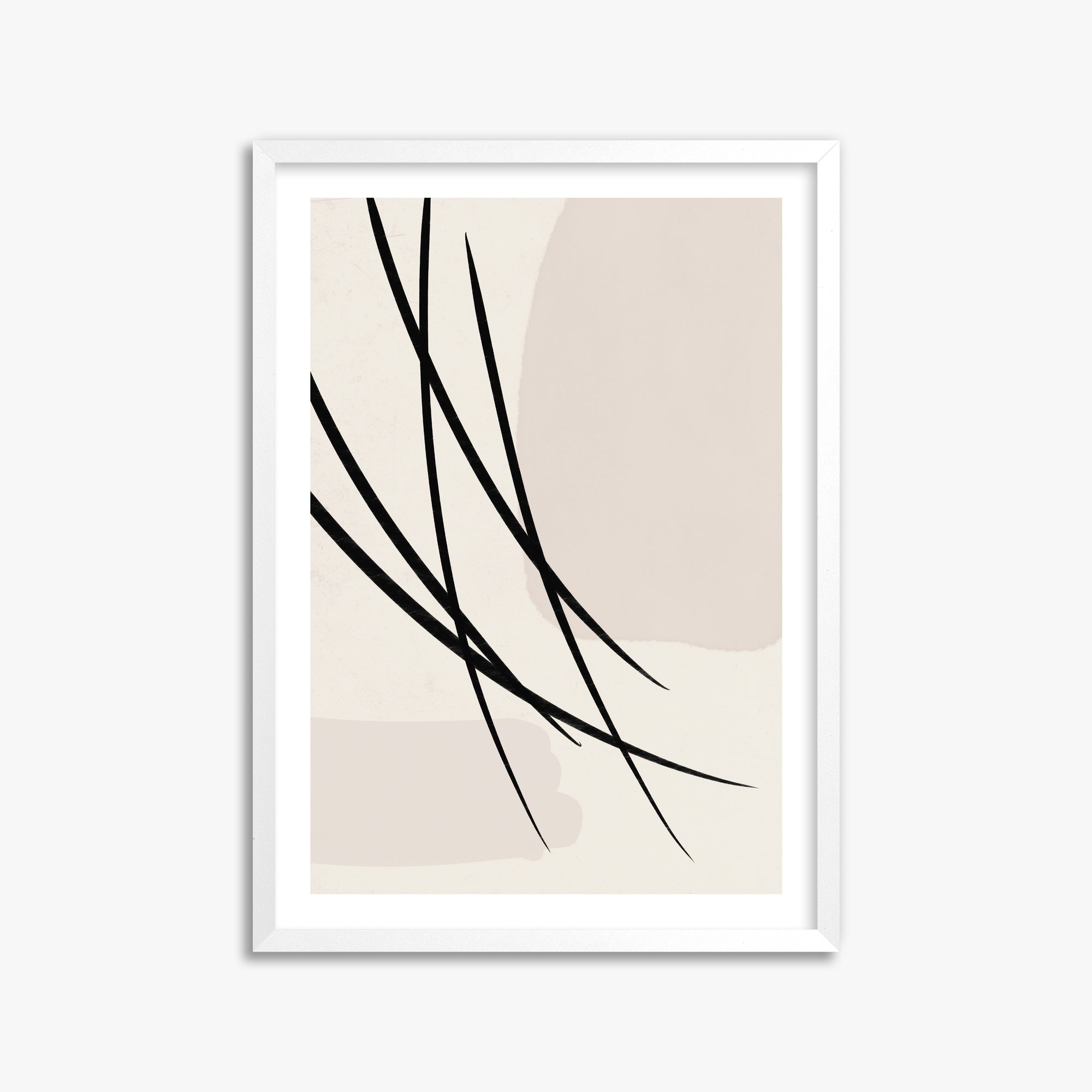 Whispering Reeds, 50x70cm Whitek Framed Art Reproduction