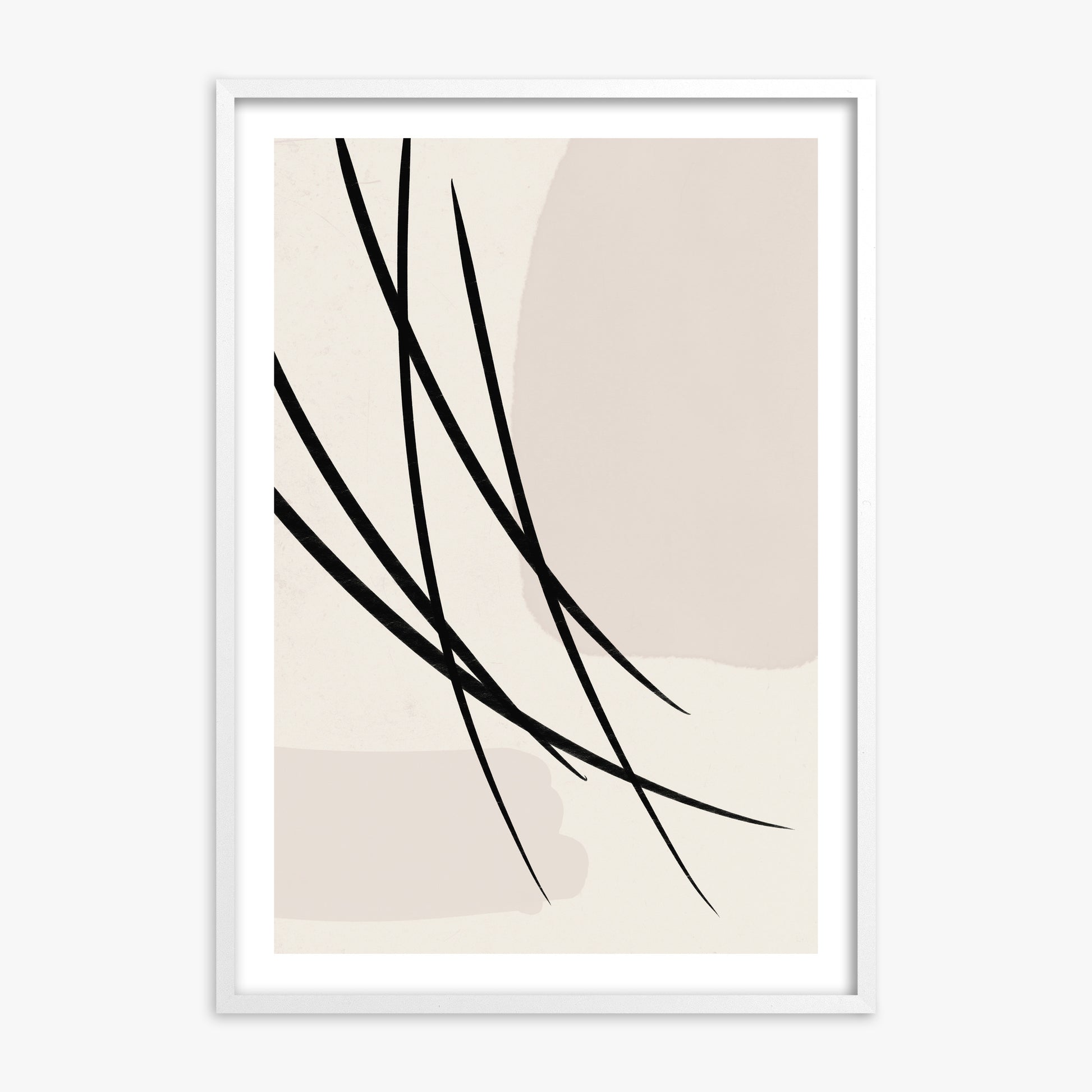 Whispering Reeds, 70x100cm Whitek Framed Art Reproduction