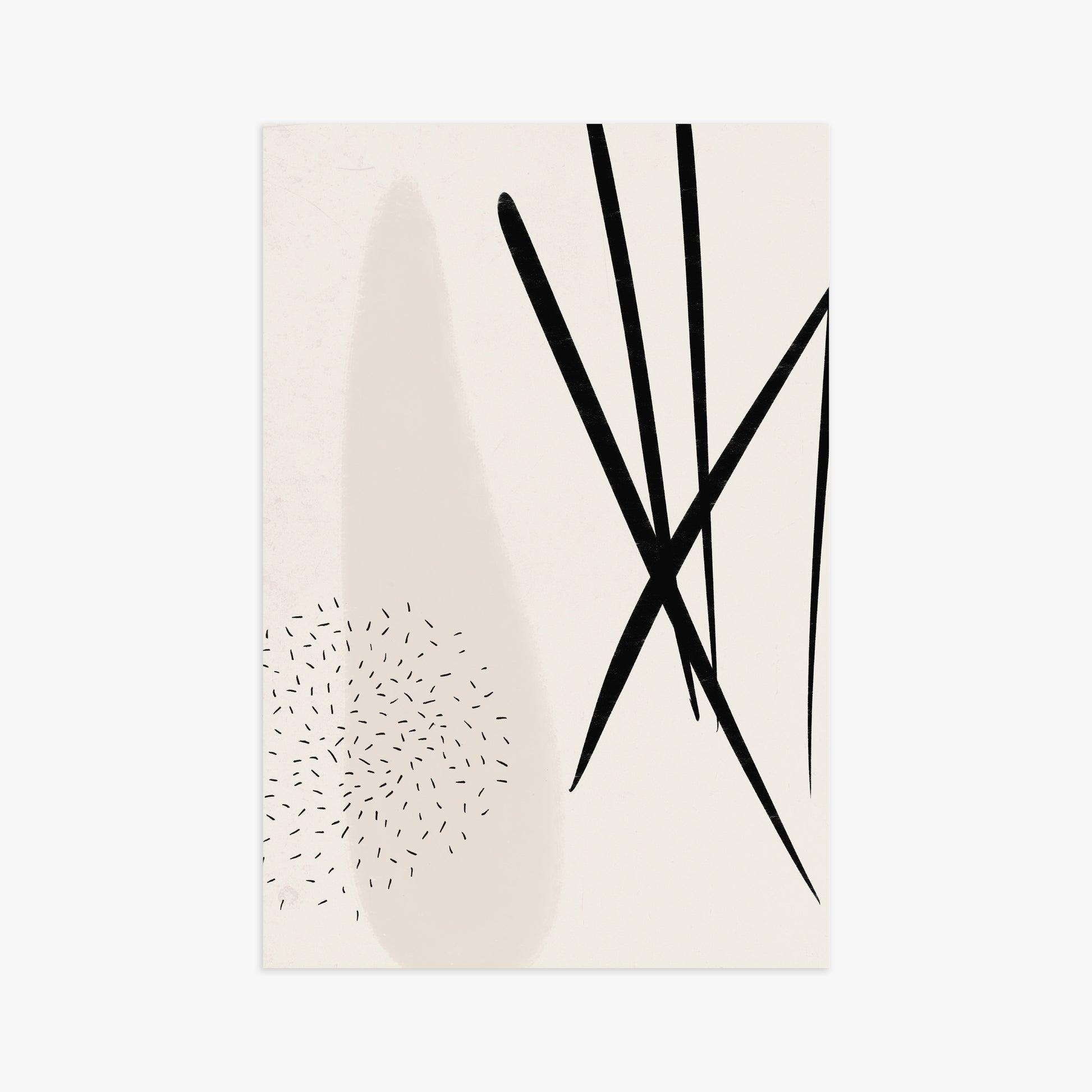 Zen Strokes Harmony, 61x91cm Poster Unframed