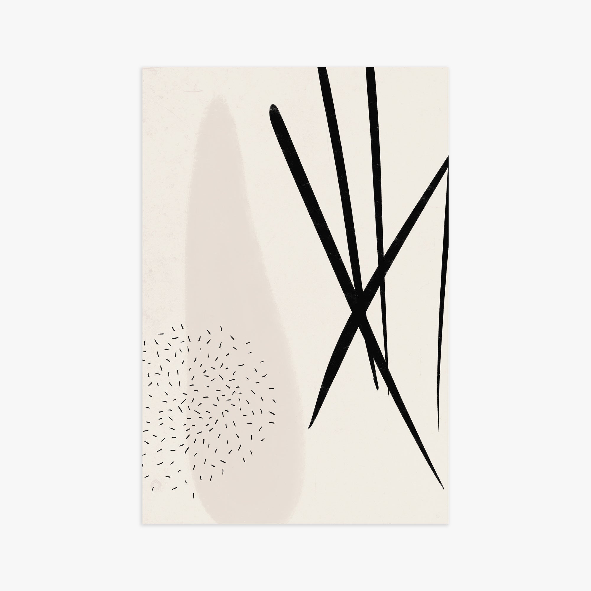 Zen Strokes Harmony, 61x91cm Poster Unframed