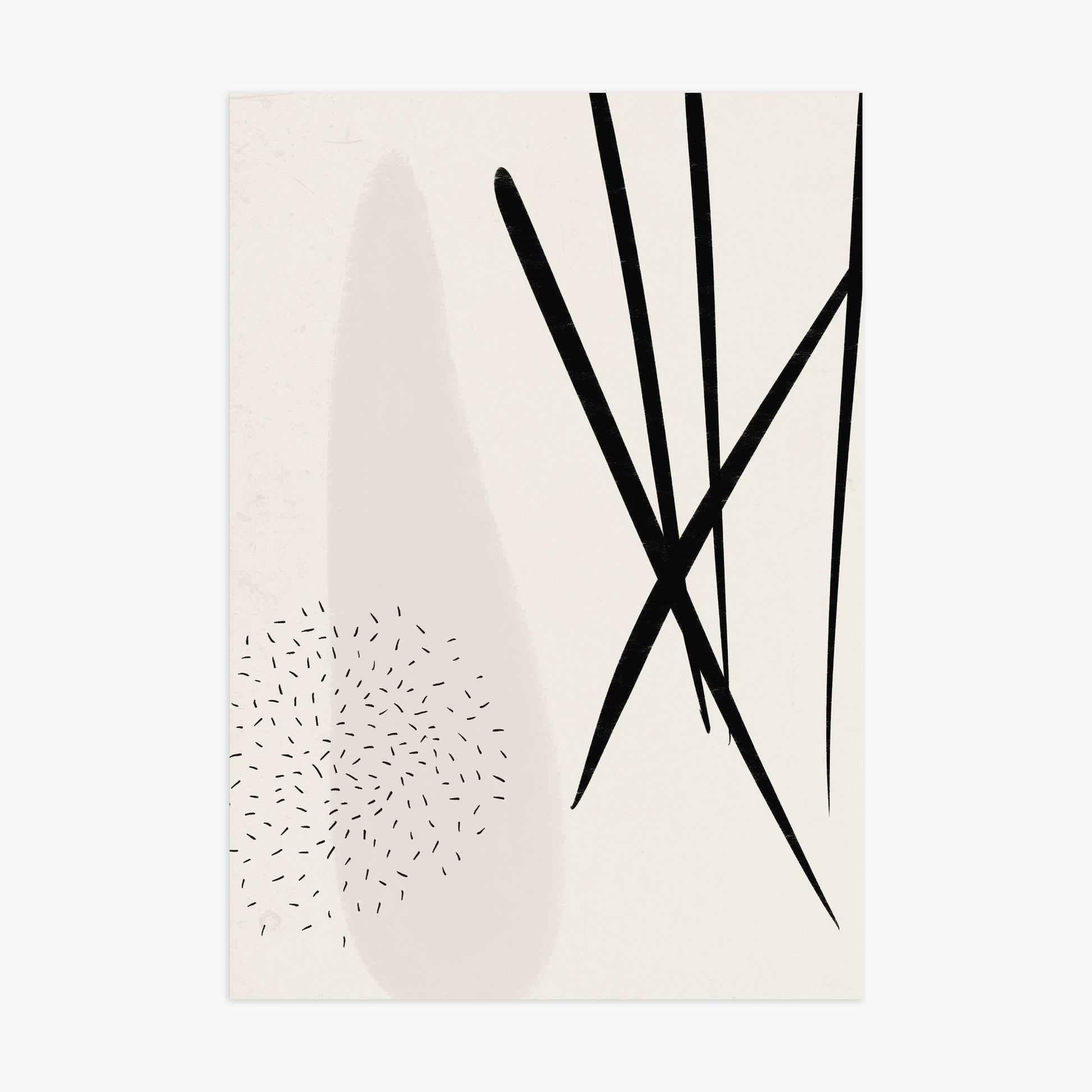 Zen Strokes Harmony, 70x100cm Poster Unframed