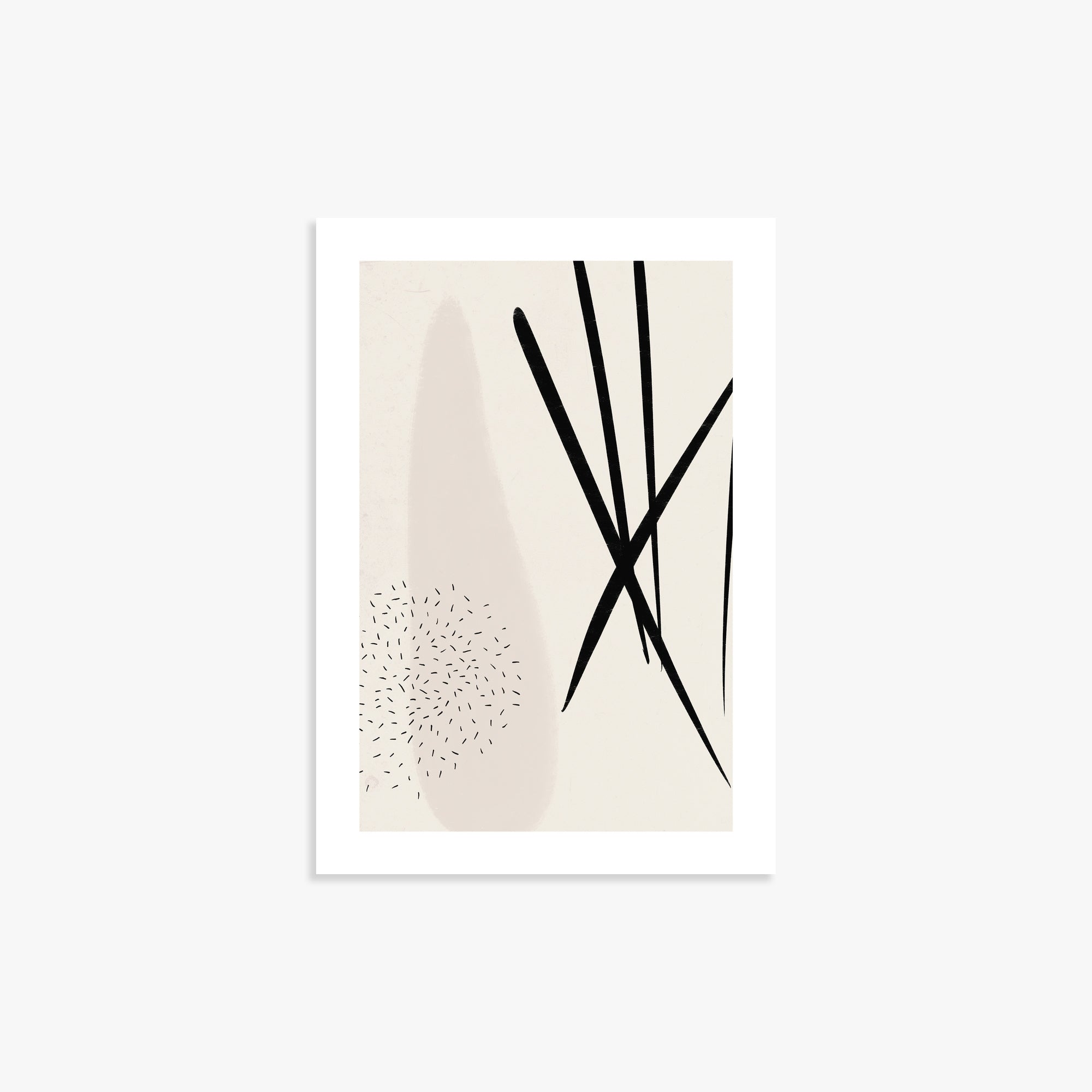 Zen Strokes Harmony, 21x30cm Printed Poster