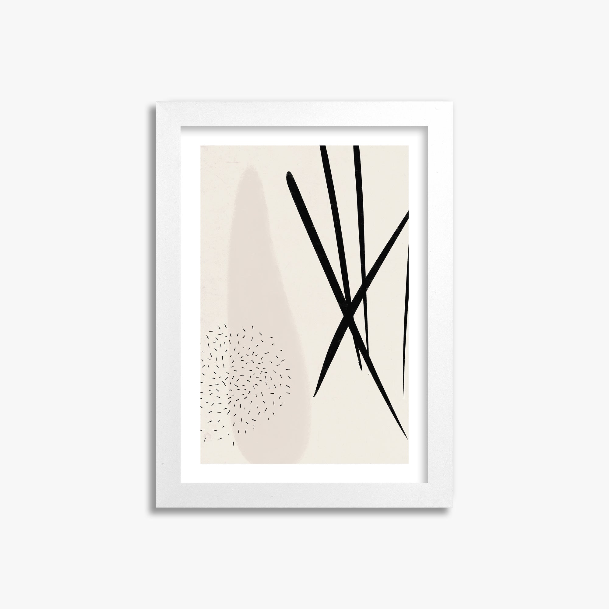 Zen Strokes Harmony, 21x30cm Whitek Framed Art Reproduction