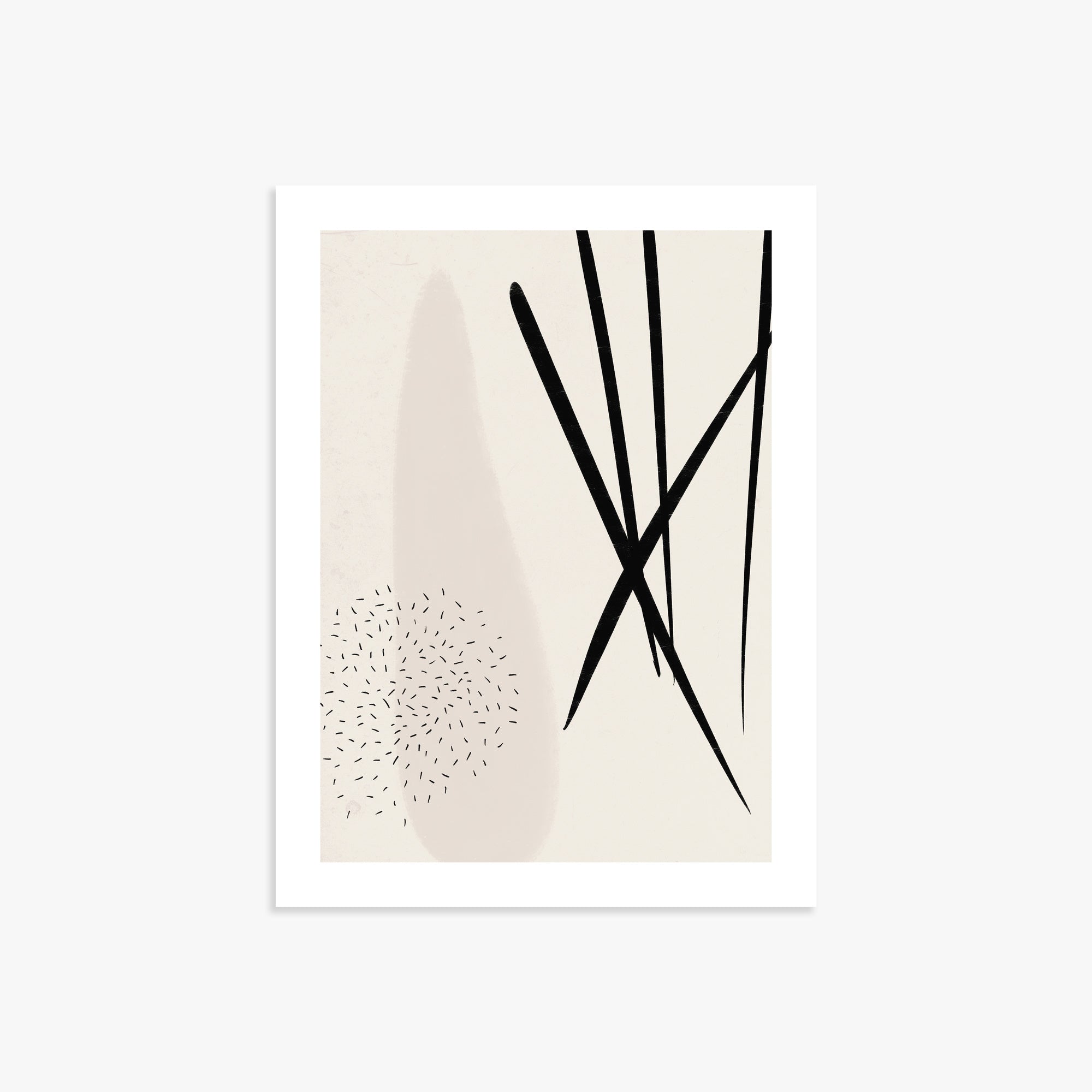 Zen Strokes Harmony, 30x40cm Printed Poster
