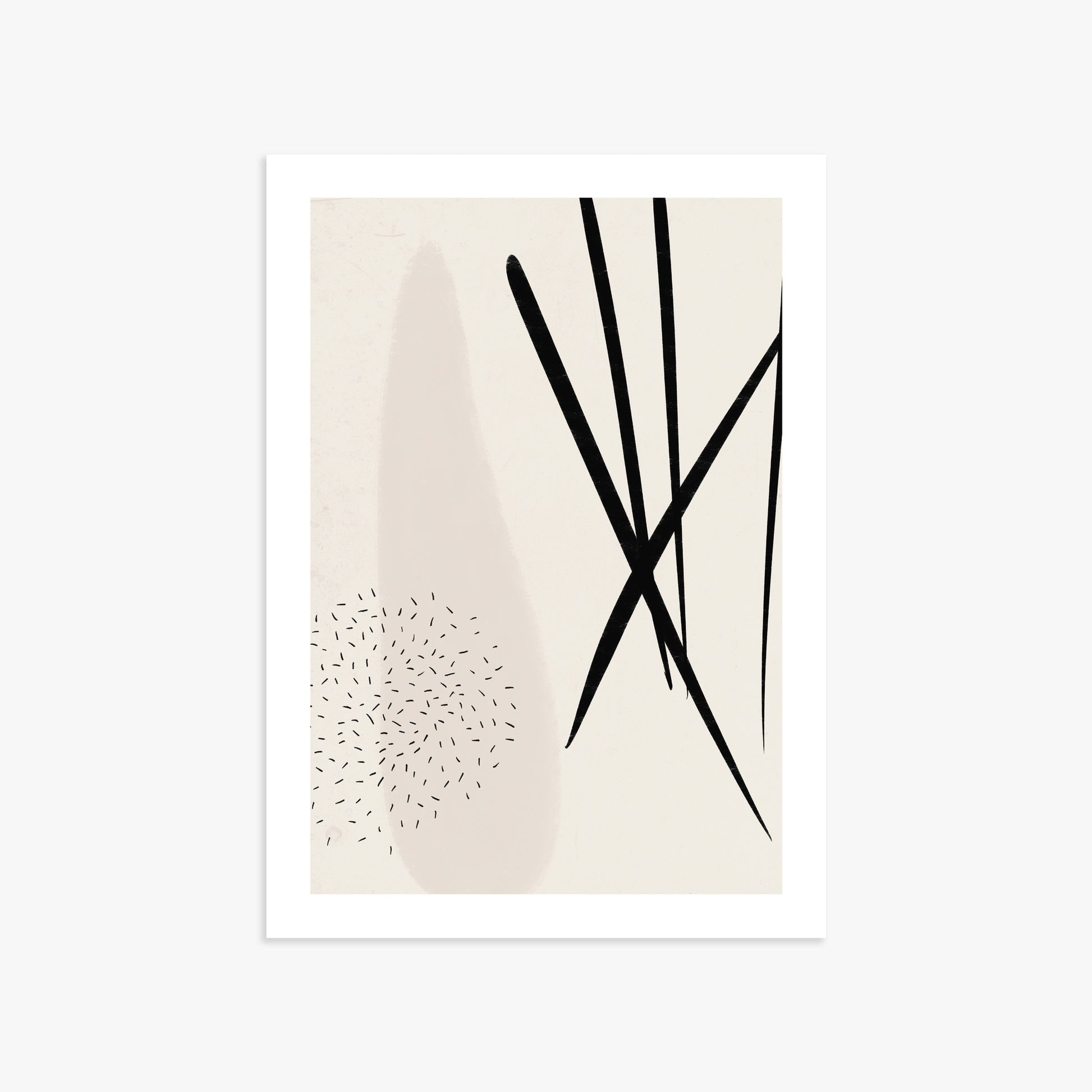 Zen Strokes Harmony, 50x70cm Printed Poster
