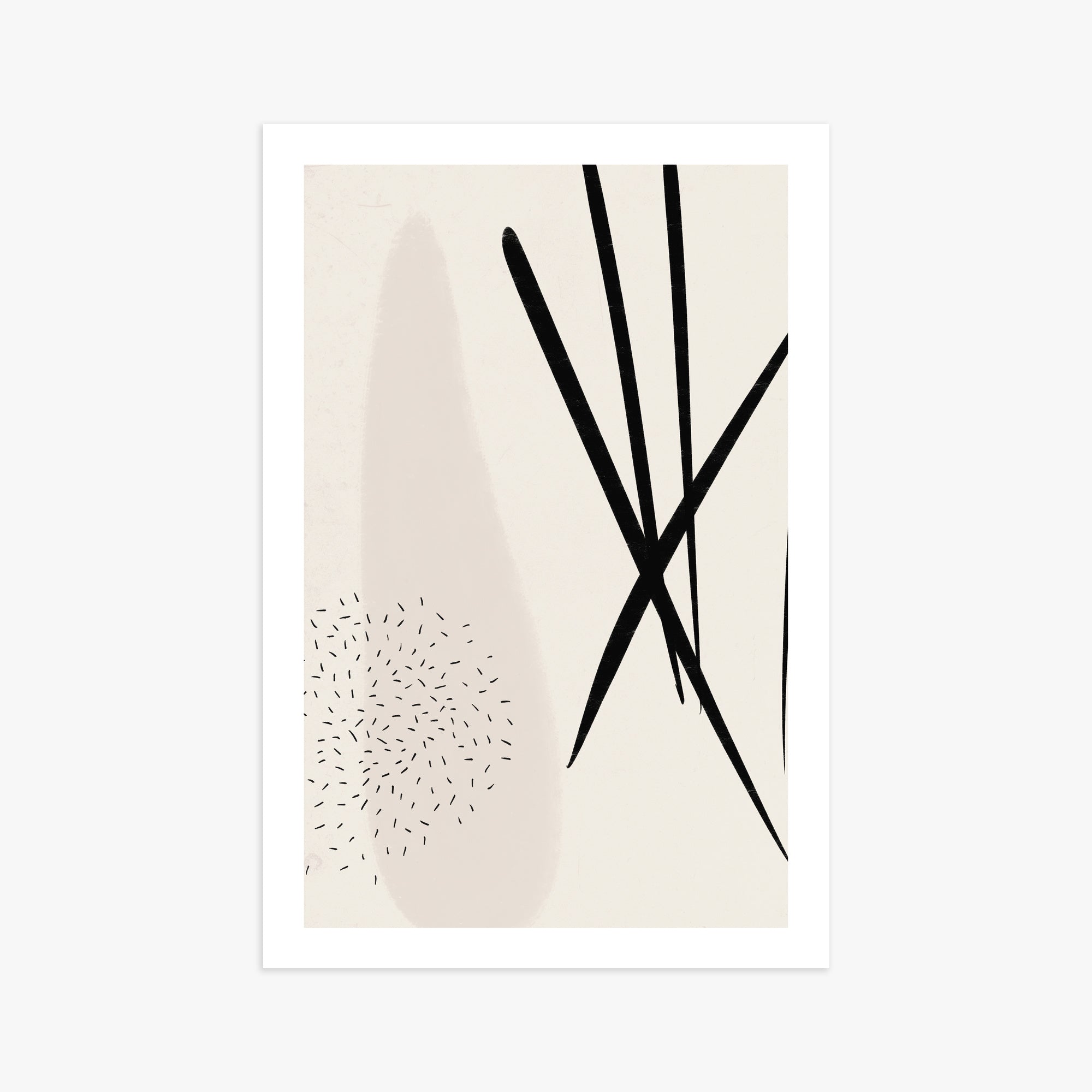 Zen Strokes Harmony, 61x91cm Printed Poster