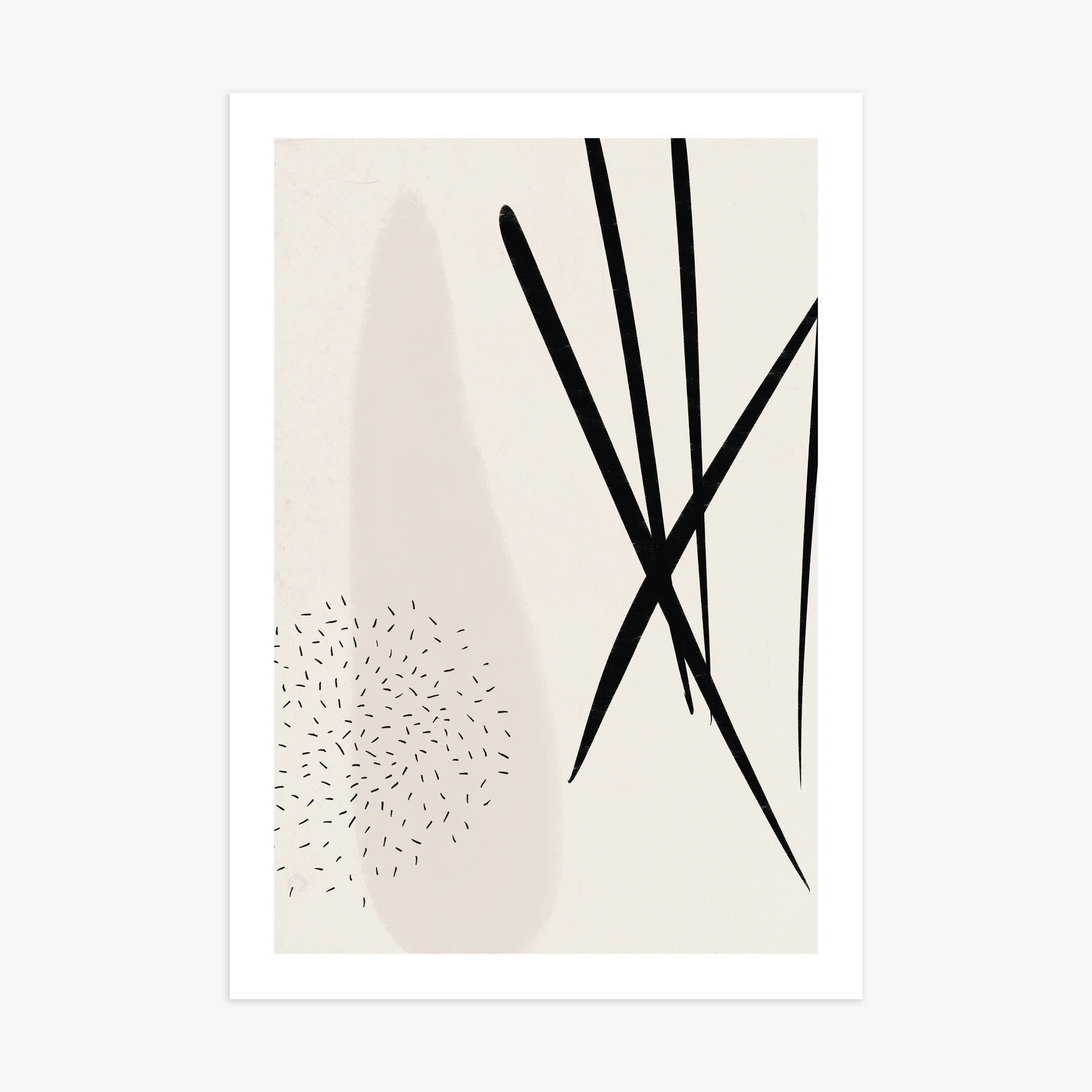Zen Strokes Harmony, 70x100cm Printed Poster