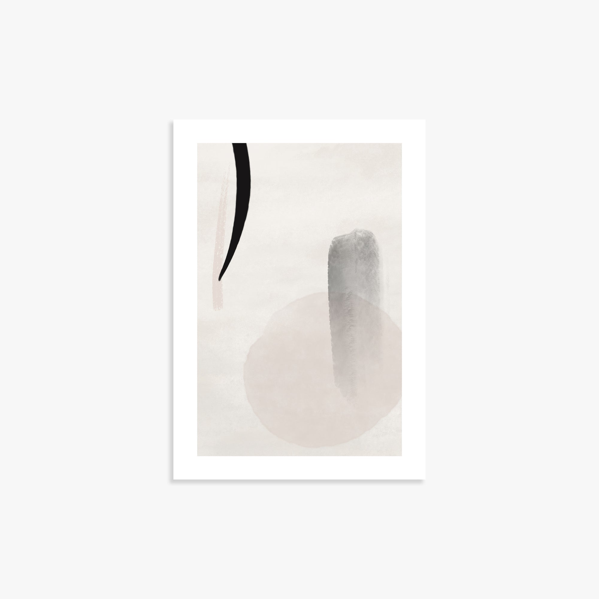 Curved Echo, 21x30cm Printed Poster