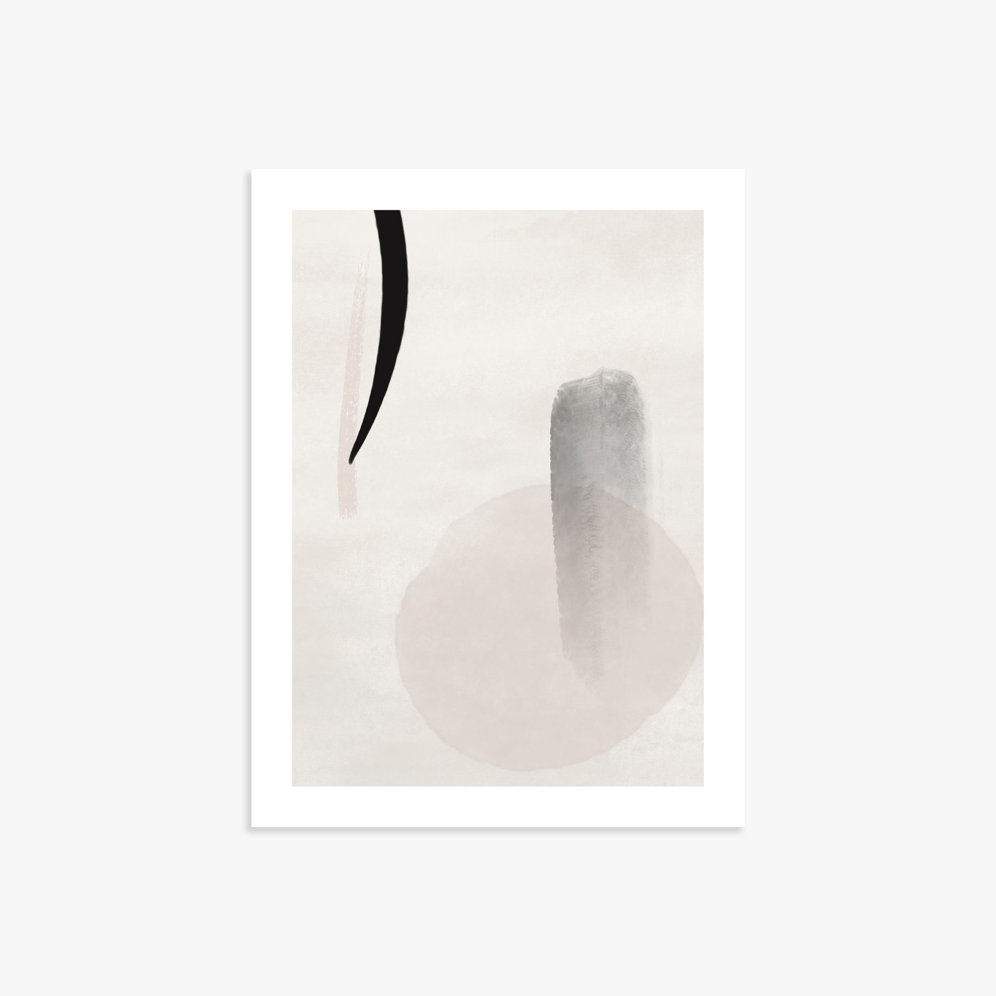 Curved Echo, 30x40cm Printed Poster