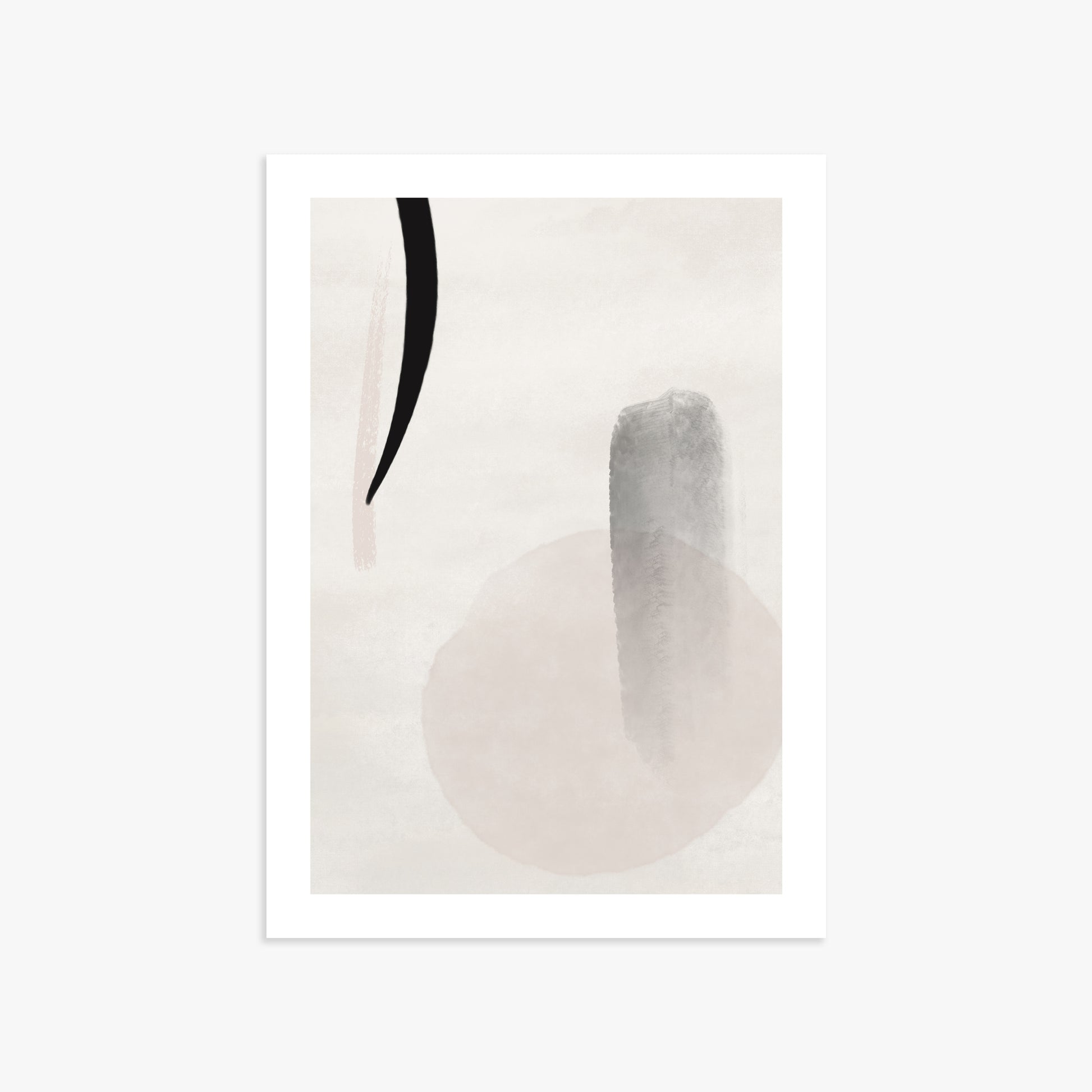 Curved Echo, 50x70cm Printed Poster