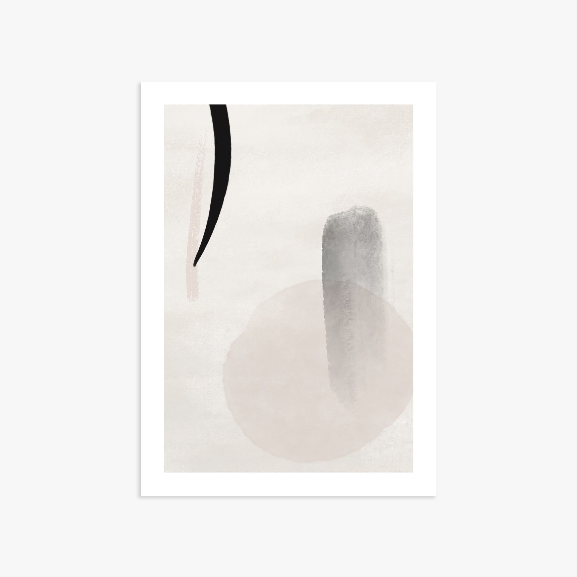 Curved Echo, 50x70cm Printed Poster
