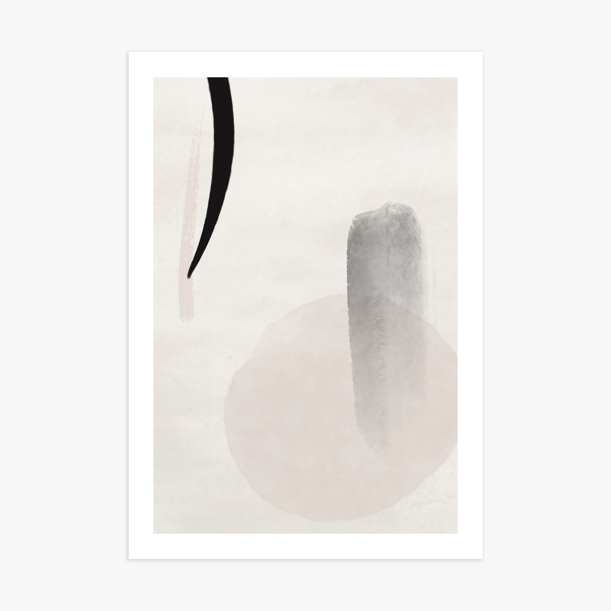 Curved Echo, 70x100cm Printed Poster