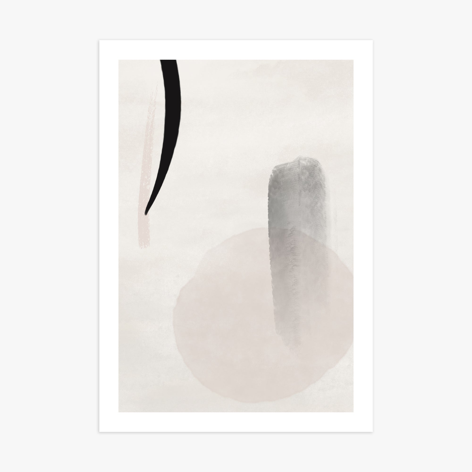 Curved Echo, 70x100cm Printed Poster