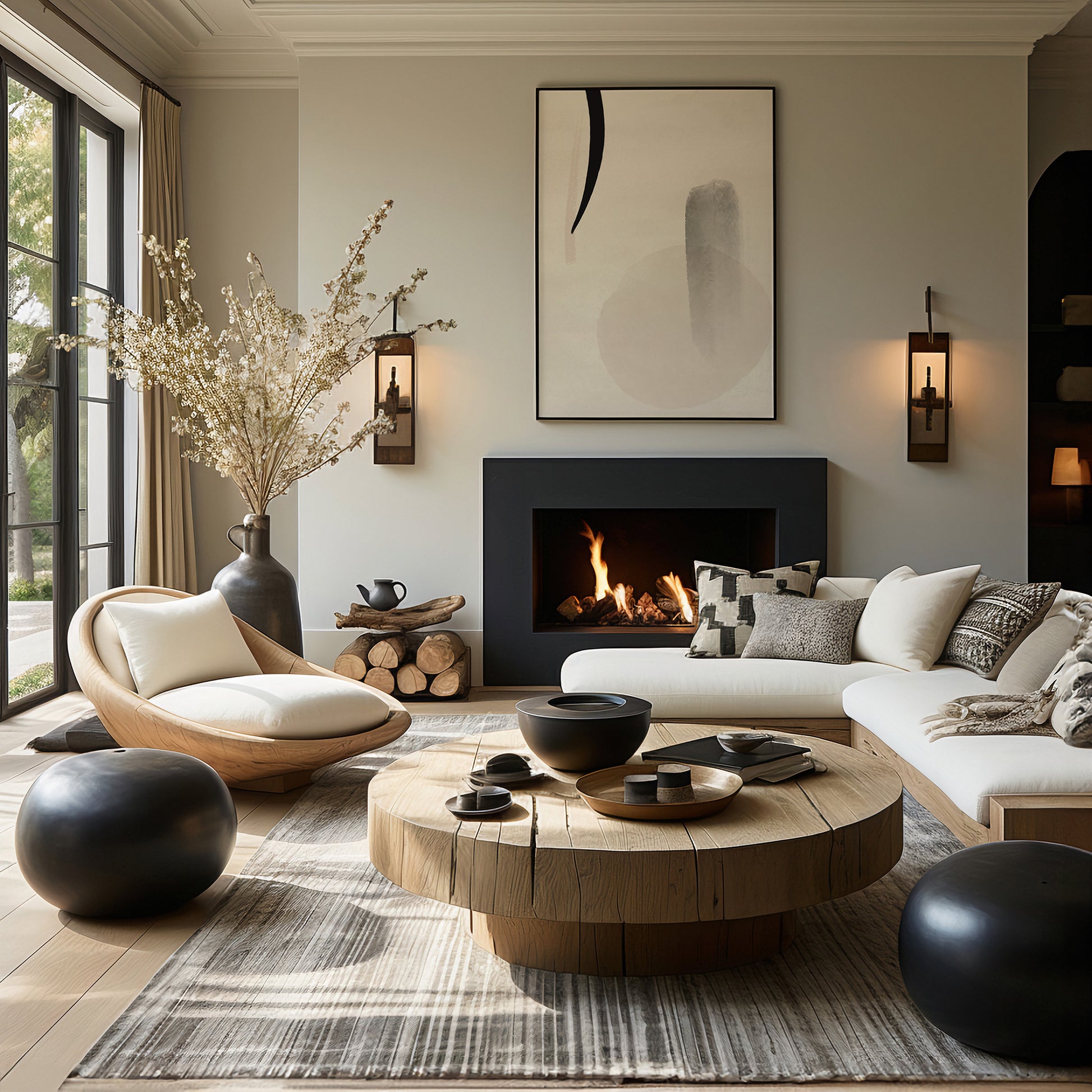 Design Concept No. 39 for Curved Echo Modern Poster Art