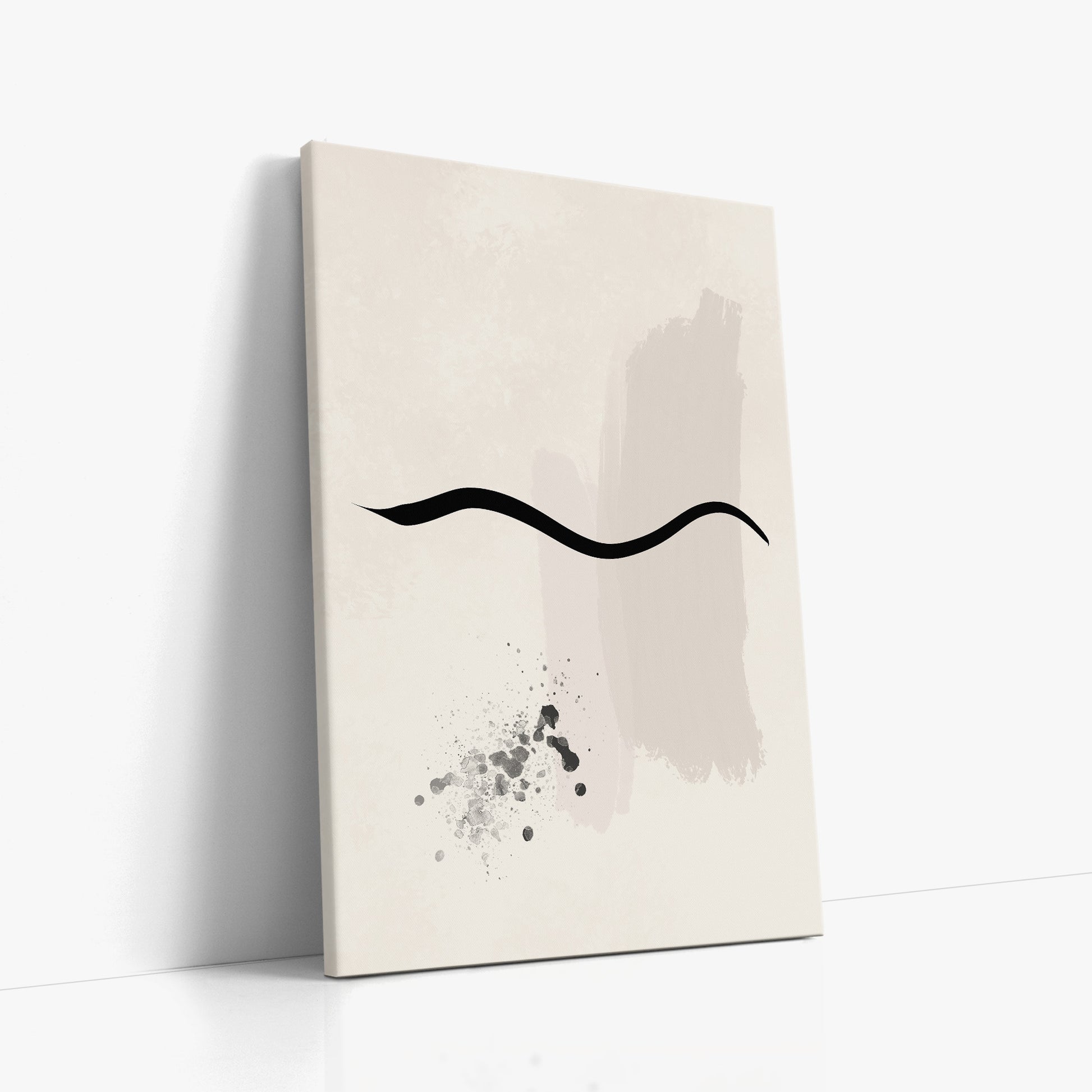 Gentle Undulation, 60x90cm Satin Canvas Art Reproduction Left Angle