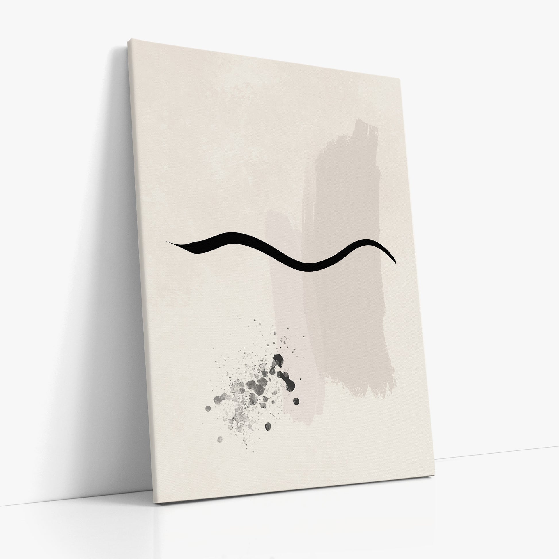 Gentle Undulation, 70x100cm Satin Canvas Art Reproduction Left Angle