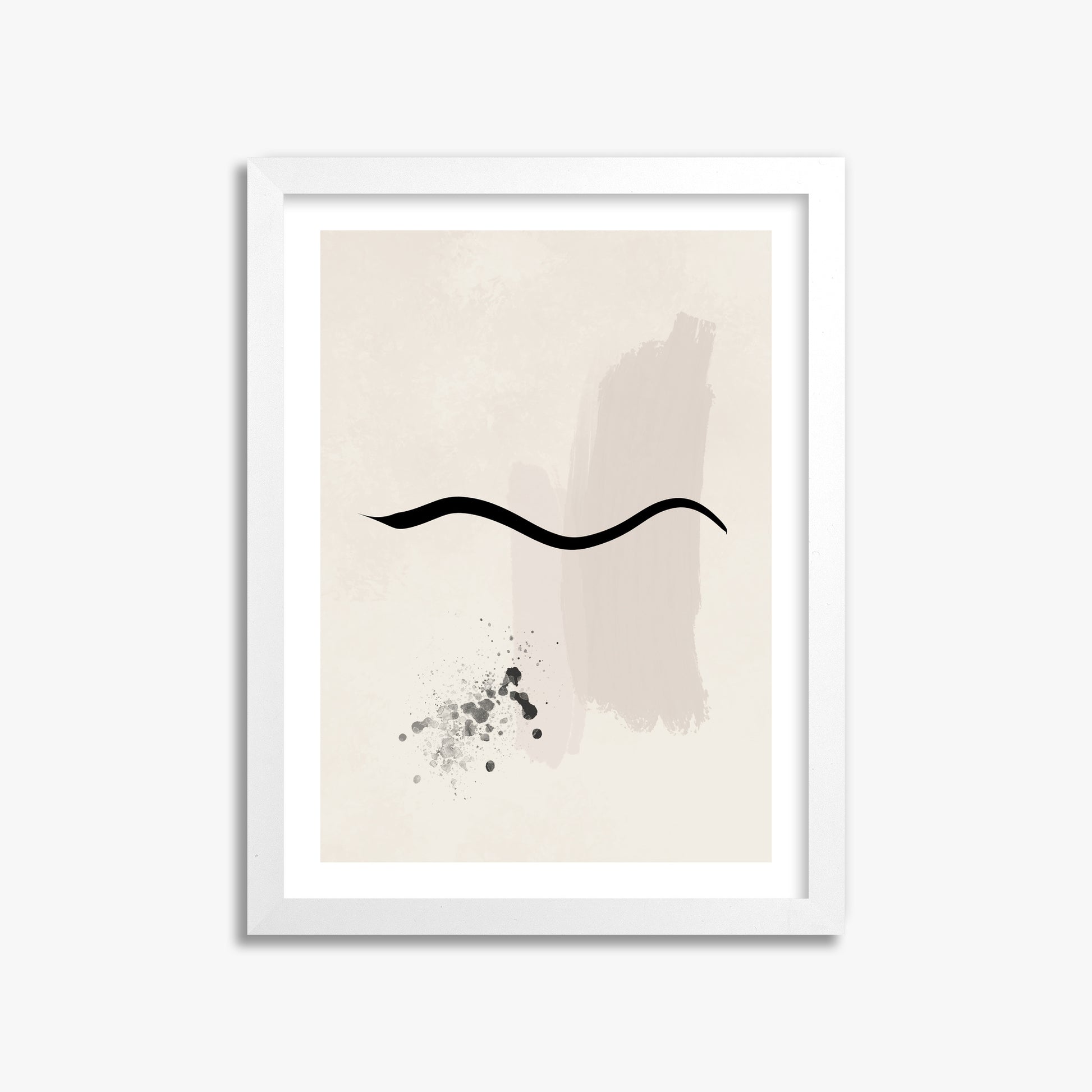 Gentle Undulation, 30x40cm Whitek Framed Art Reproduction